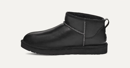 Ugg Classic Ultra Mini Leather Regen Black