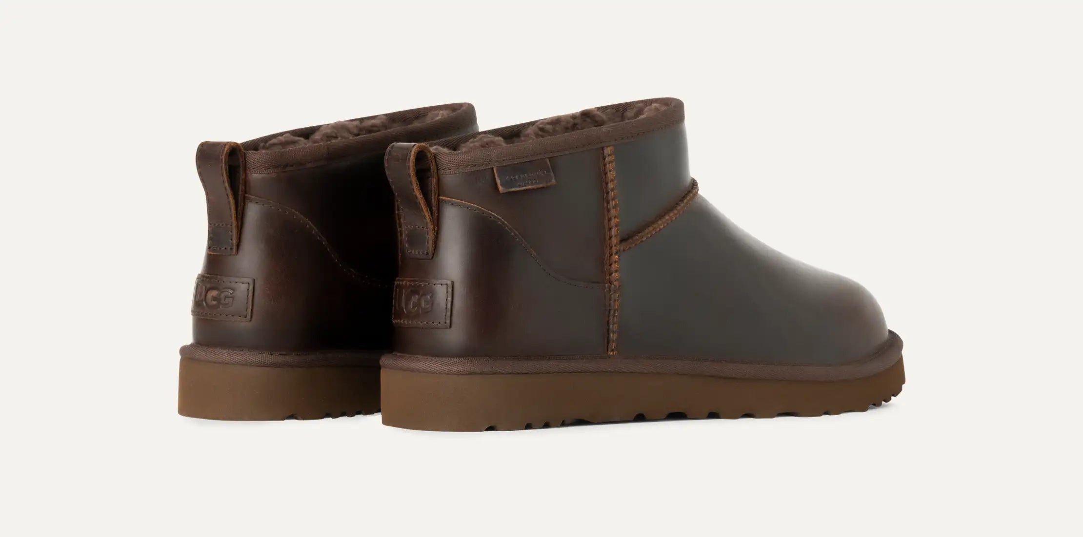 Ugg Classic Ultra Mini Leather Regen Ironwood