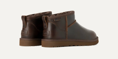 Ugg Classic Ultra Mini Leather Regen Ironwood