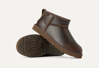 Ugg Classic Ultra Mini Leather Regen Ironwood