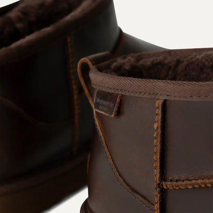 Ugg Classic Ultra Mini Leather Regen Ironwood