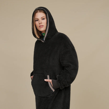 Ugg Uggfluff Oversized Hoodie Black