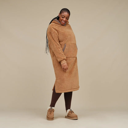 Ugg Uggfluff Oversized Hoodie Chestnut