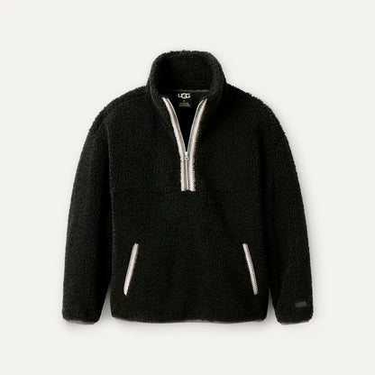 Ugg Uggbraid Half Zip Black