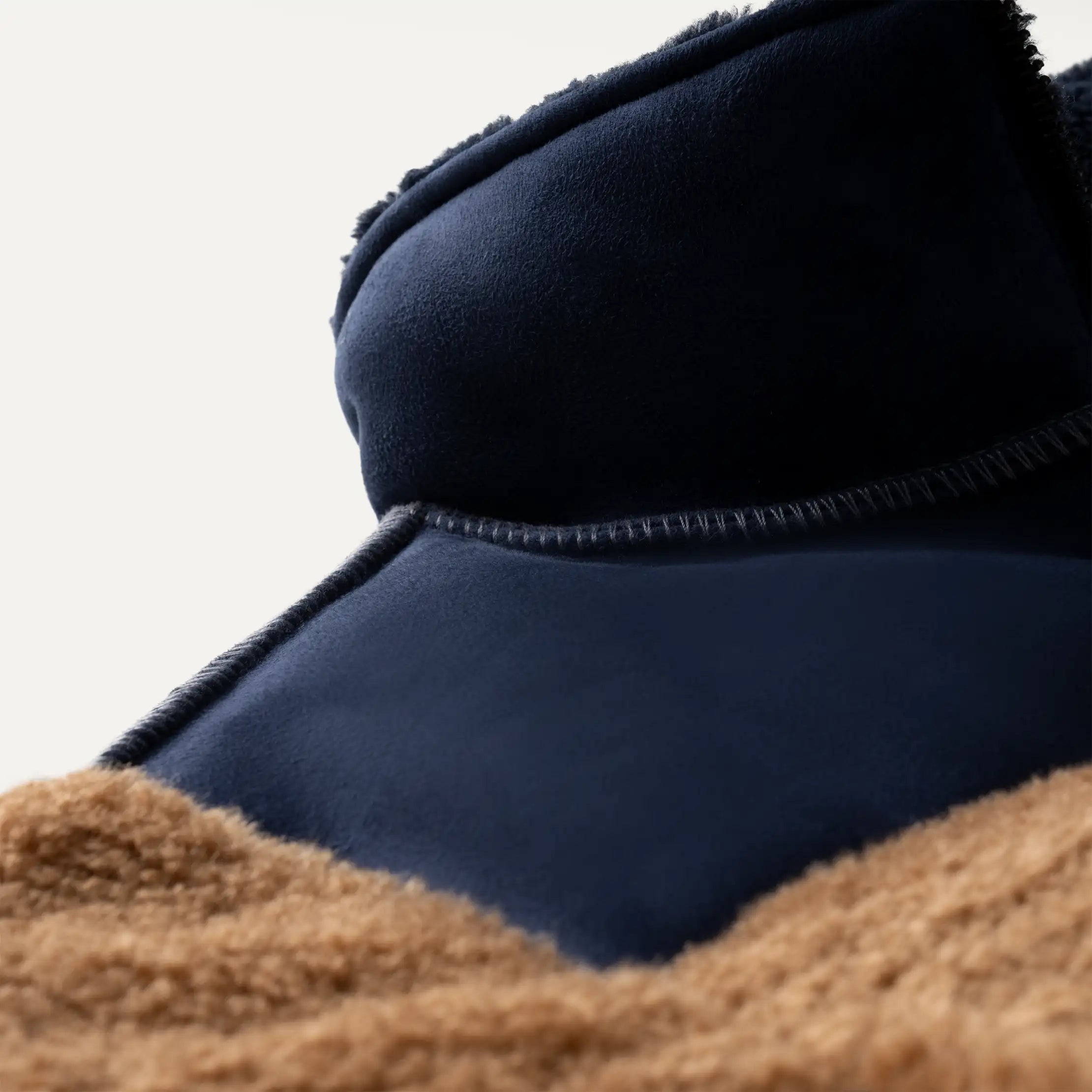 Ugg Emette Uggfluff Puffer Jacket Chestnut / Mariner