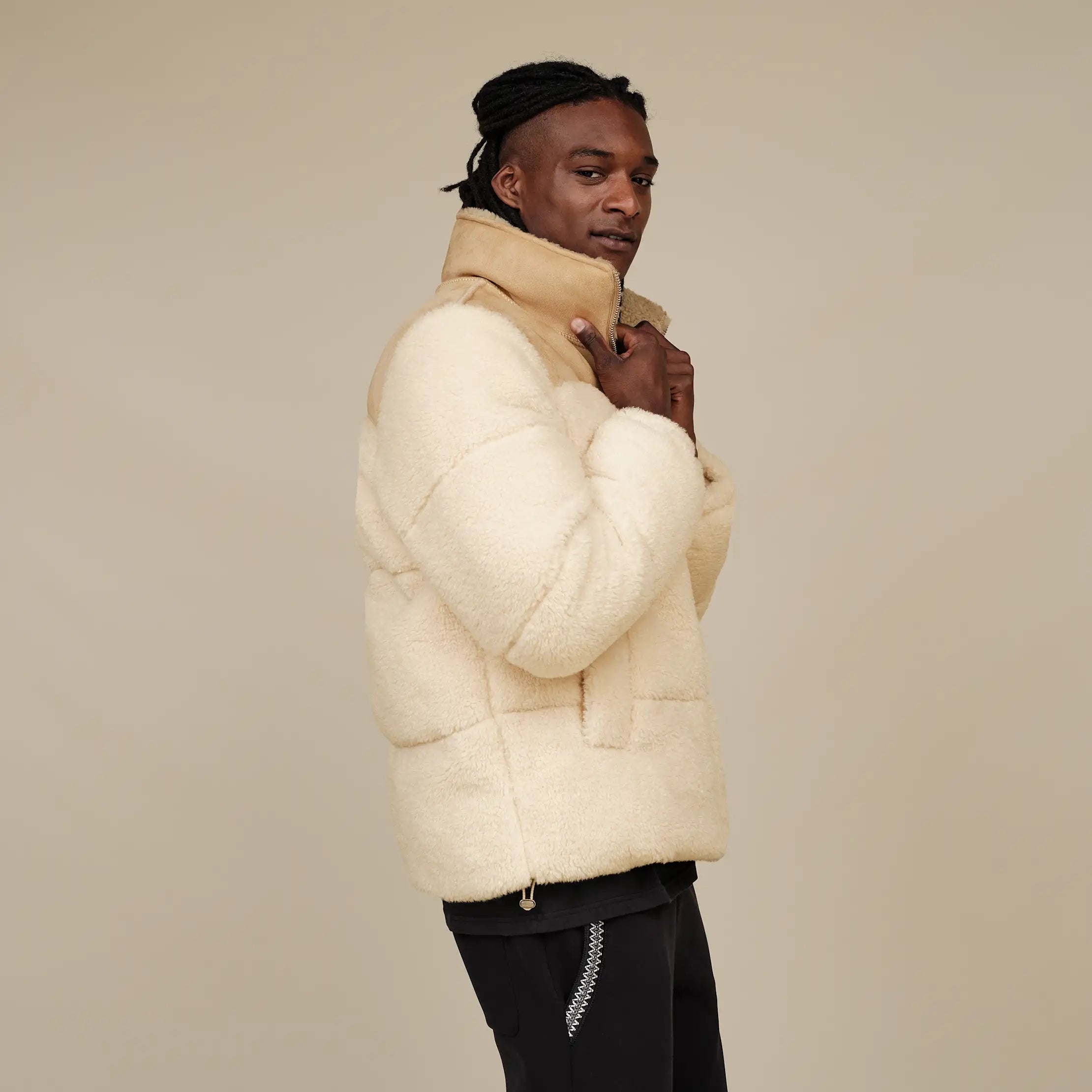 Ugg Emette Uggfluff Puffer Jacket Natural / Sand