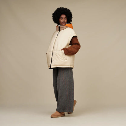 Ugg Kristian Conv Puffer Coat Black / Cream