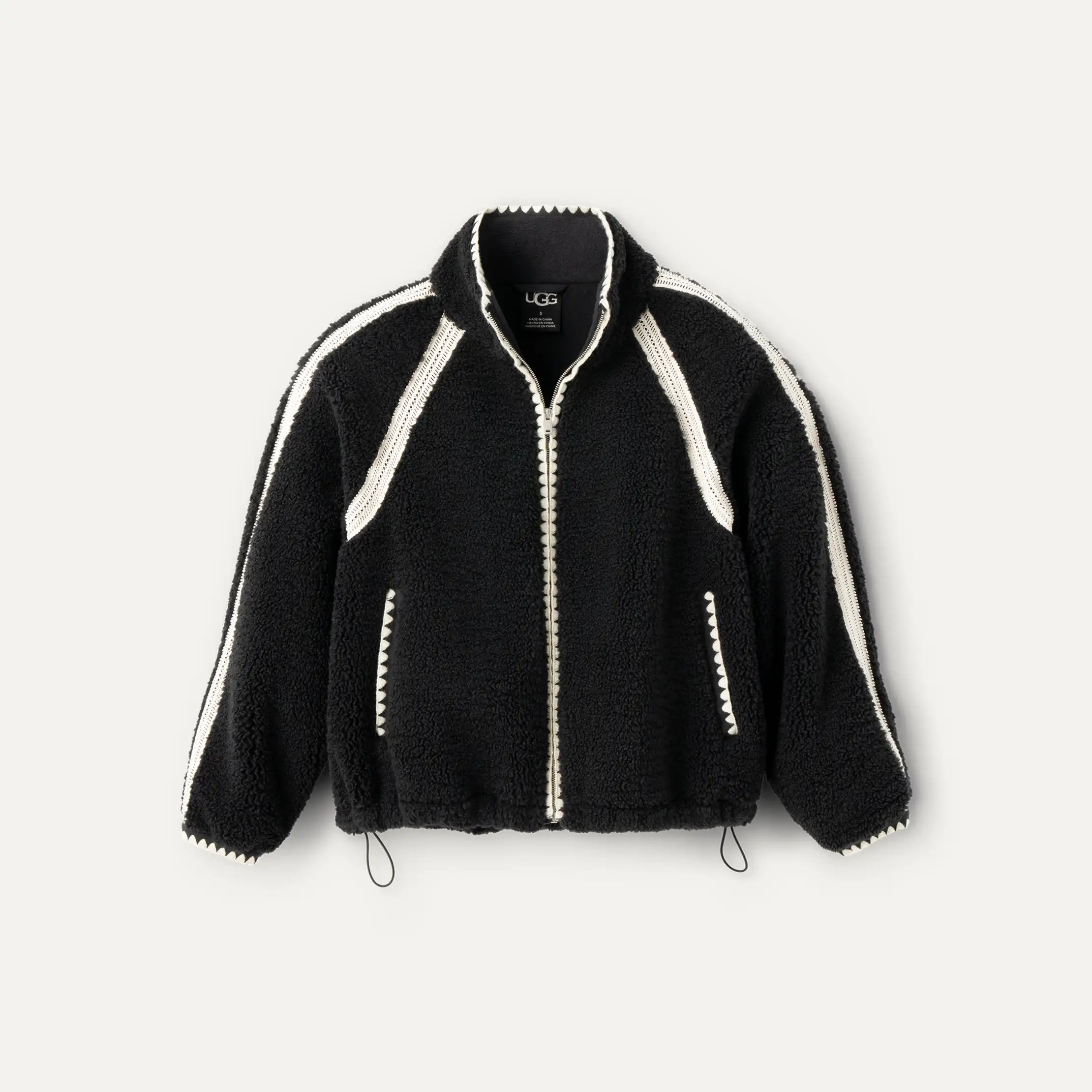 Ugg Nikia Crochet Uggfluff Jacket Black