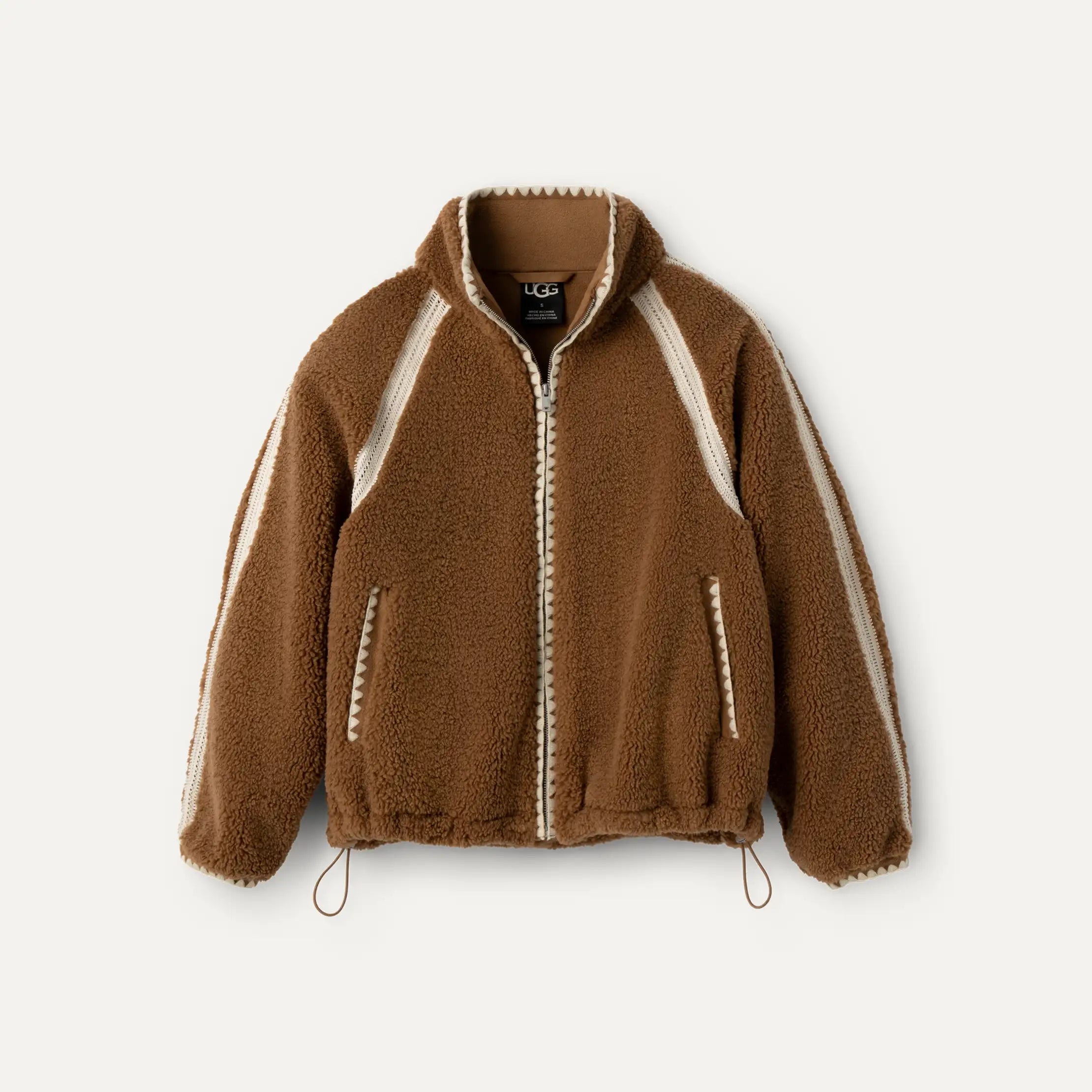 Ugg Nikia Crochet Uggfluff Jacket Chestnut