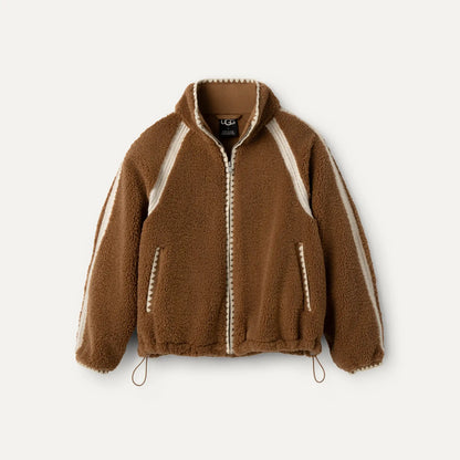 Ugg Nikia Crochet Uggfluff Jacket Chestnut