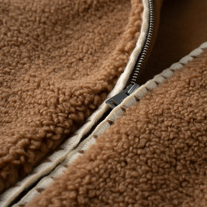Ugg Nikia Crochet Uggfluff Jacket Chestnut