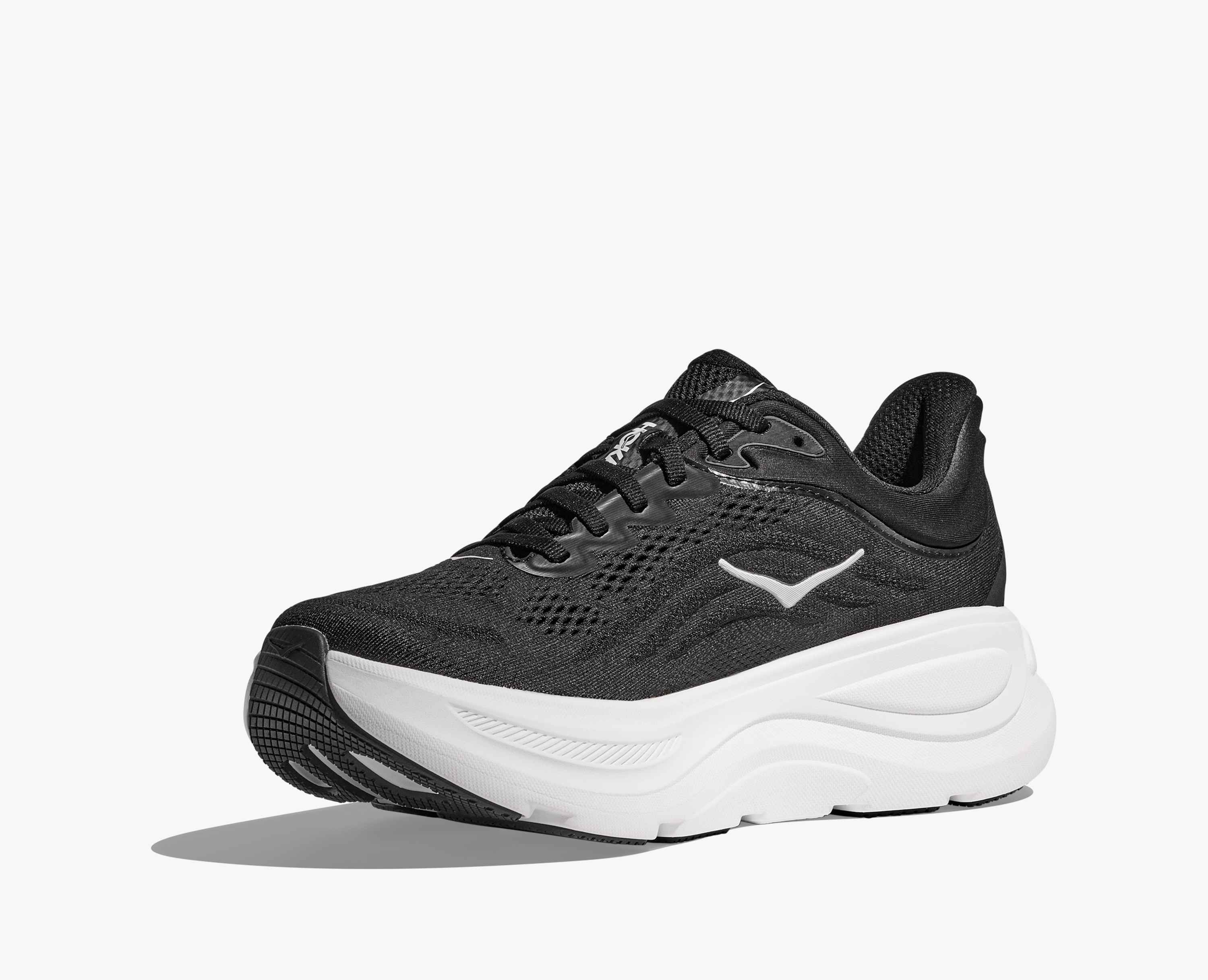 Hoka S Bondi 9 Black White