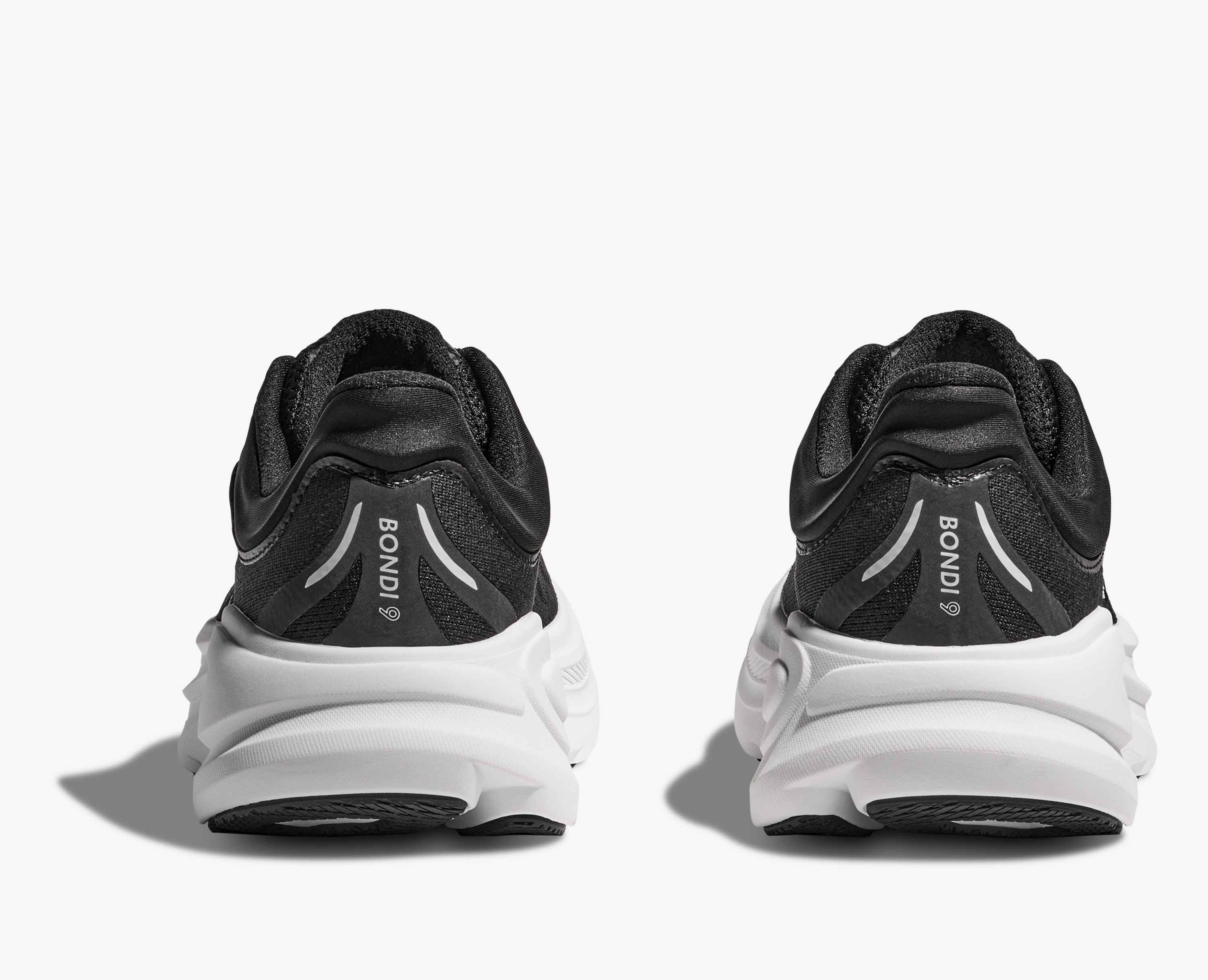 Hoka S Bondi 9 Black White