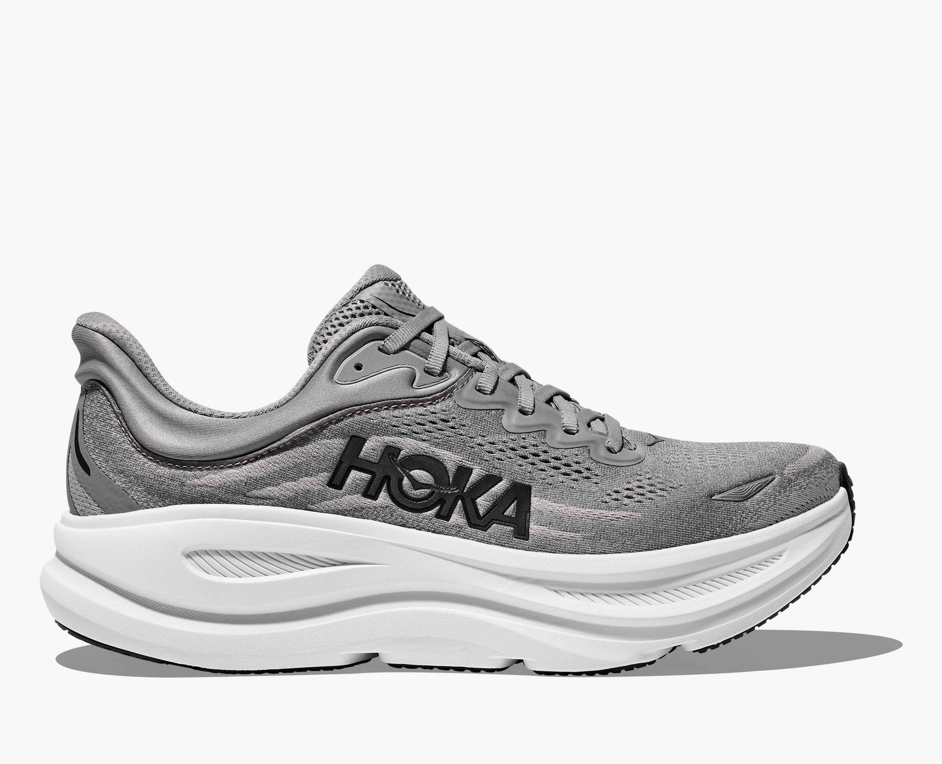 Hoka S Bondi 9 Galactic Grey Stellar Grey