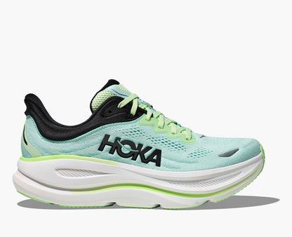Hoka S Bondi 9 Luna Moth Blue Spark