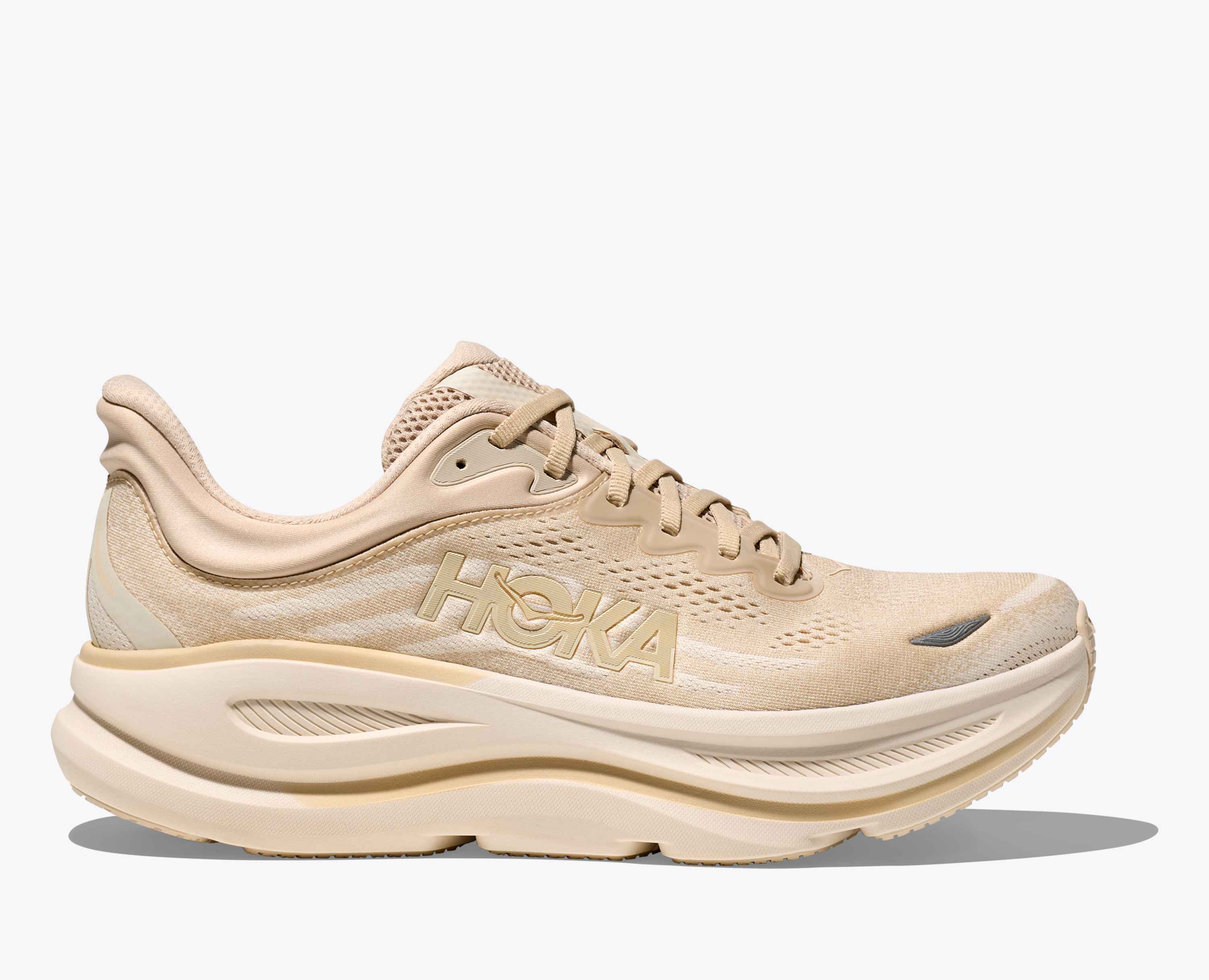 Hoka S Bondi 9 Oatmeal Oat Milk