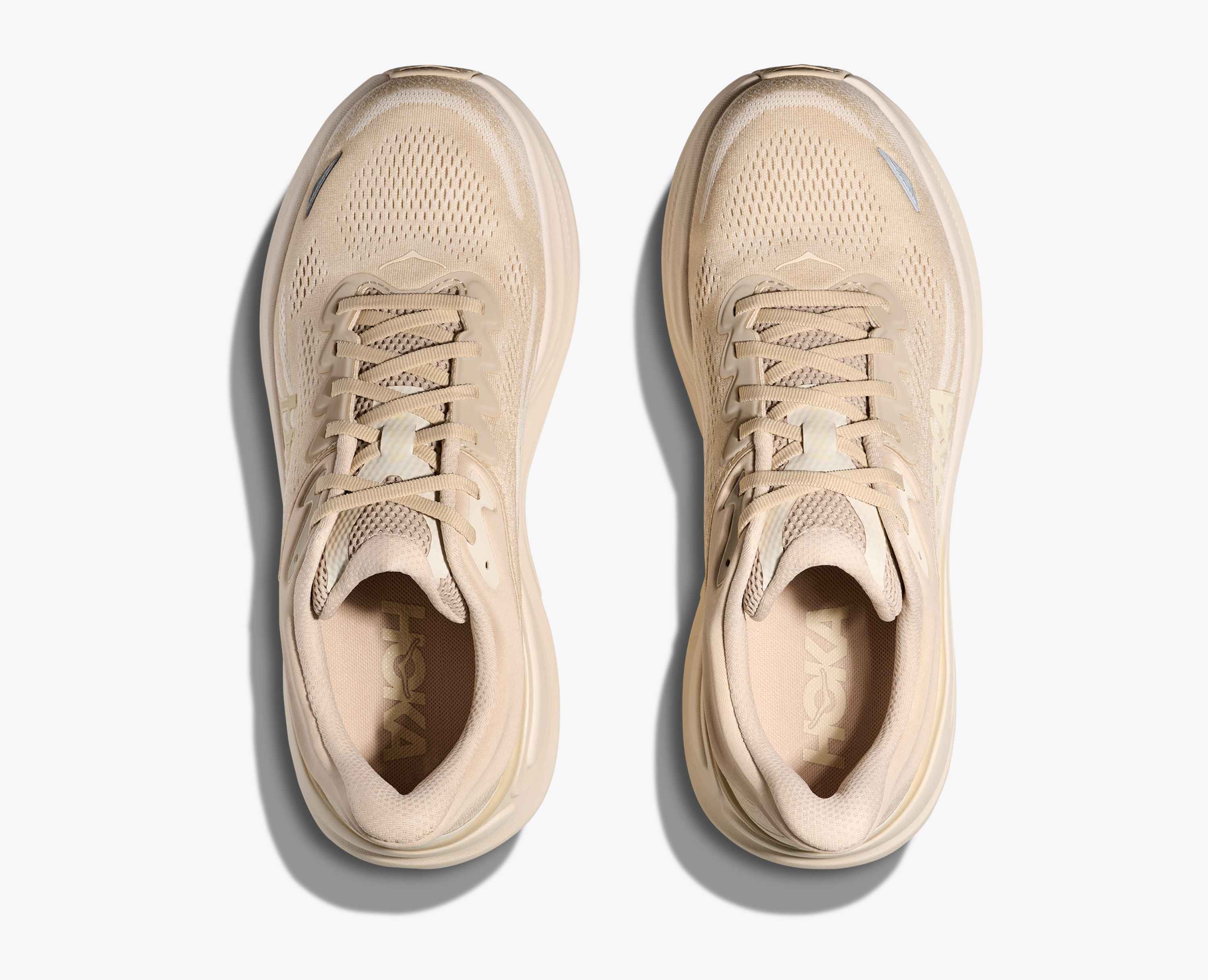 Hoka S Bondi 9 Oatmeal Oat Milk