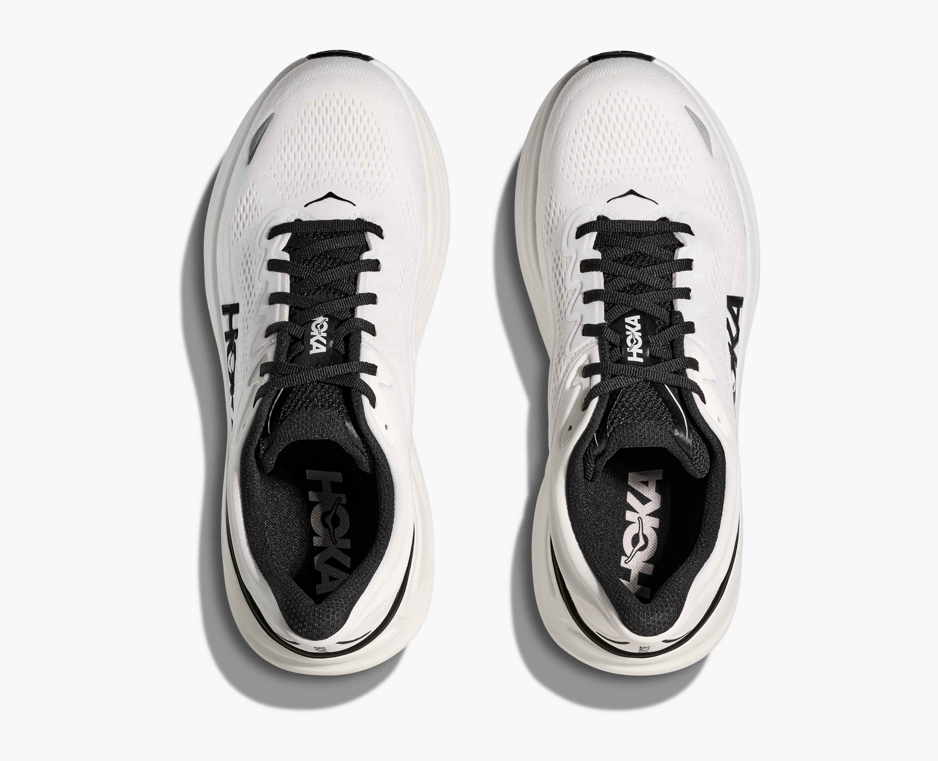 Hoka S Bondi 9 White Black