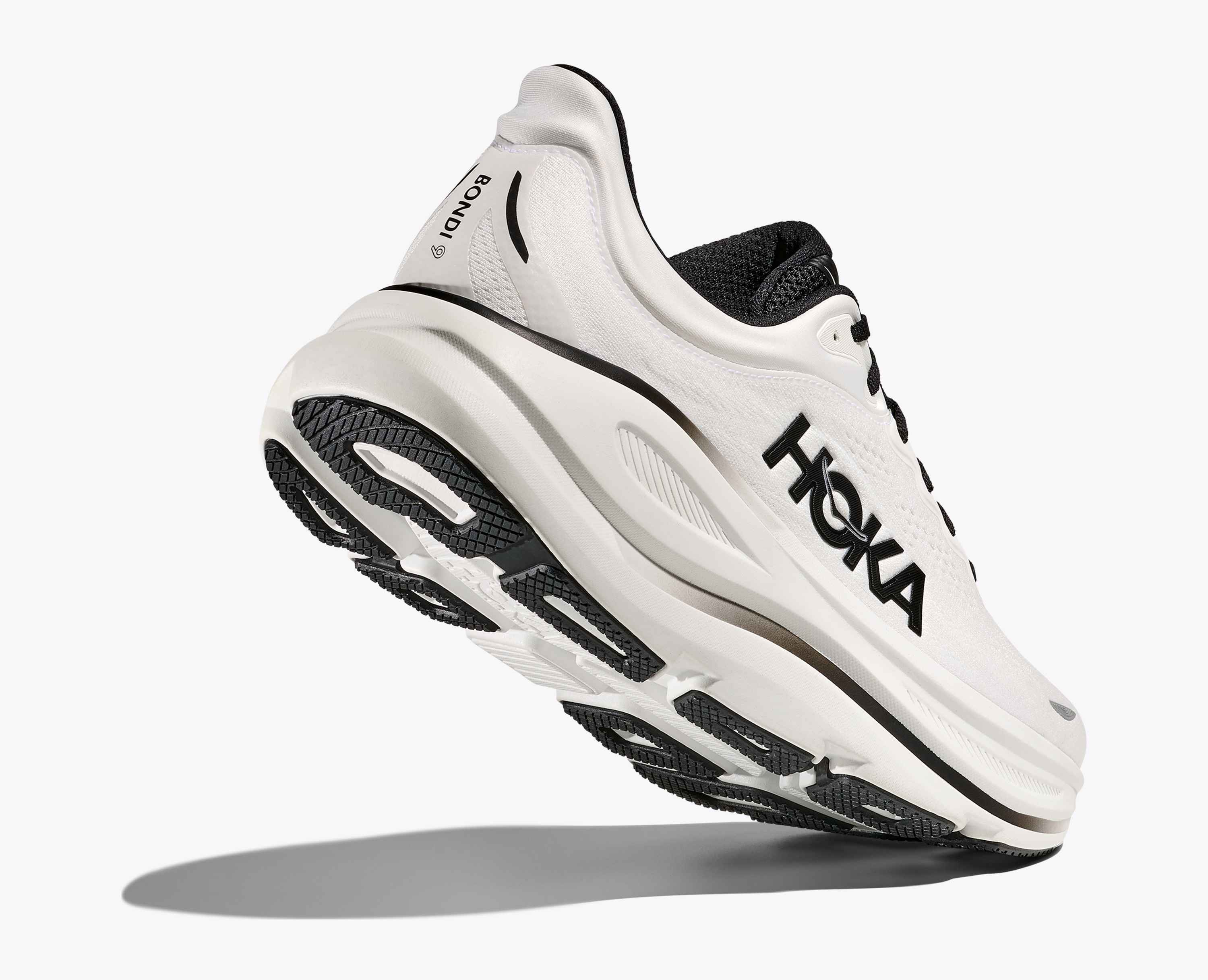 Hoka S Bondi 9 White Black
