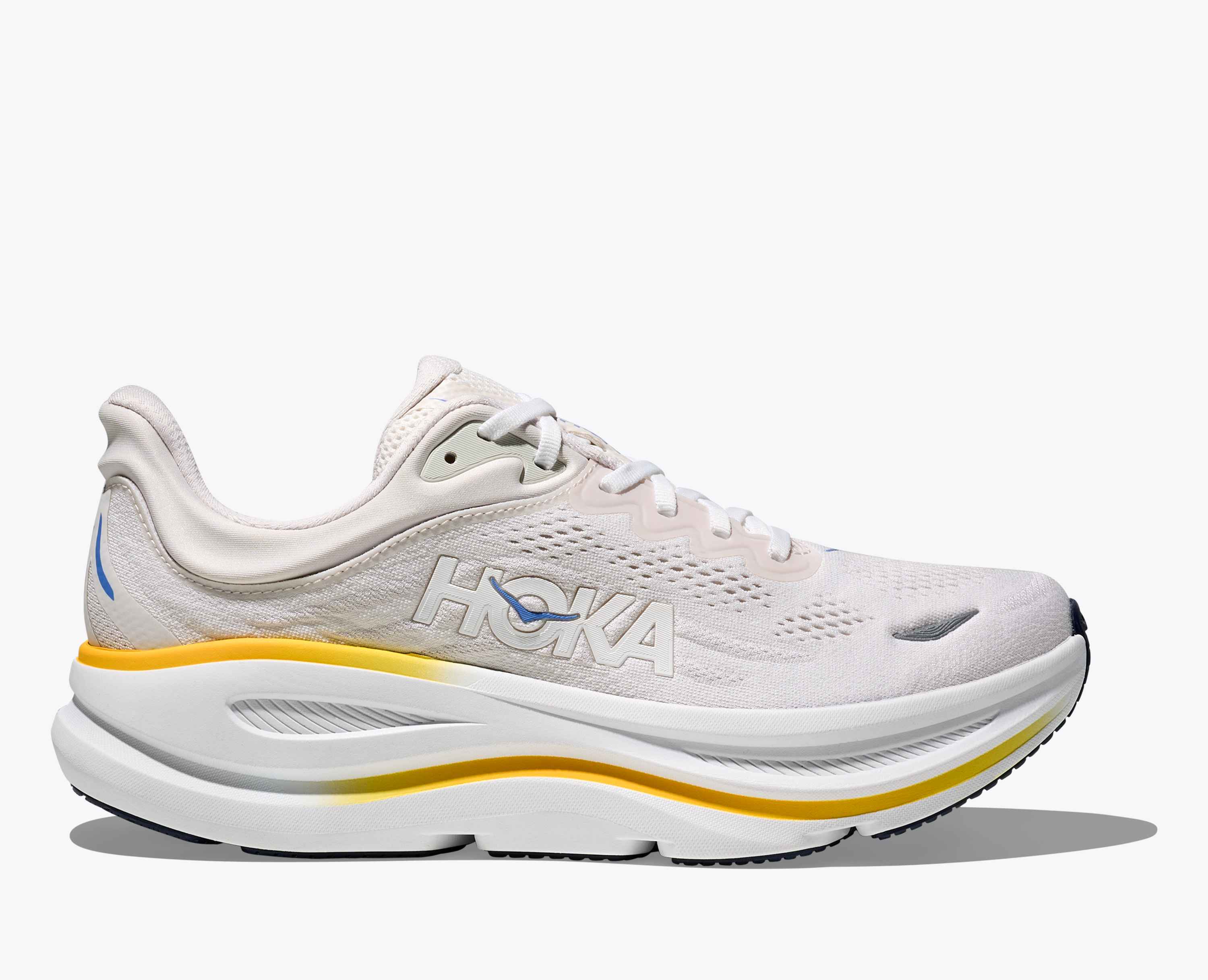 Hoka S Bondi 9 White Grout