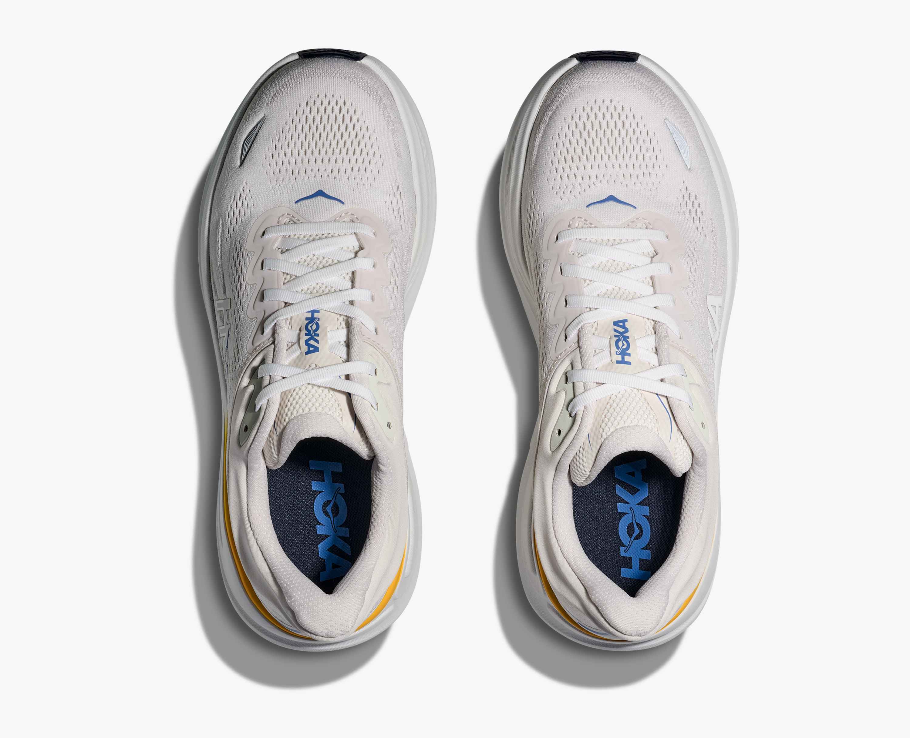 Hoka S Bondi 9 White Grout