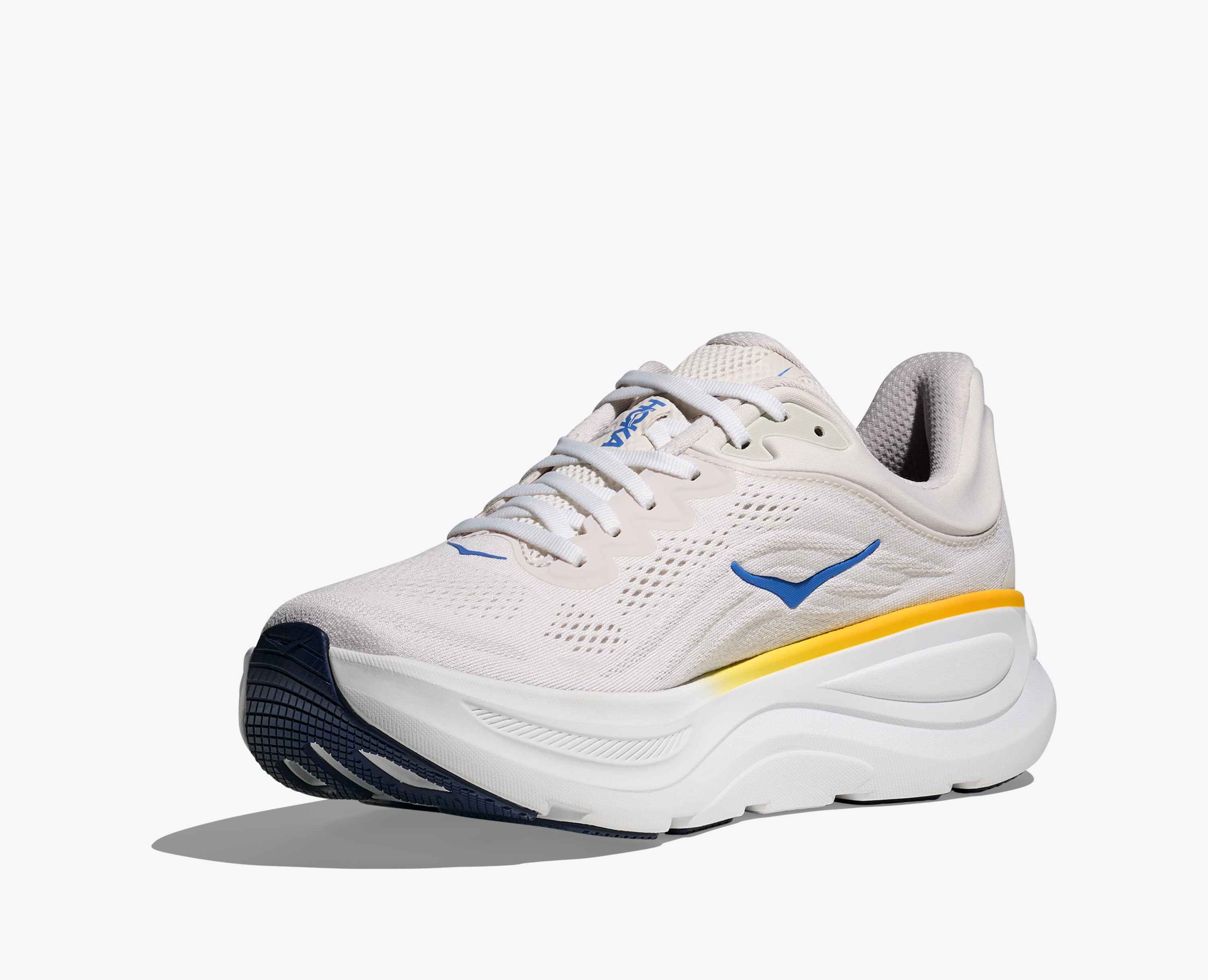 Hoka S Bondi 9 White Grout