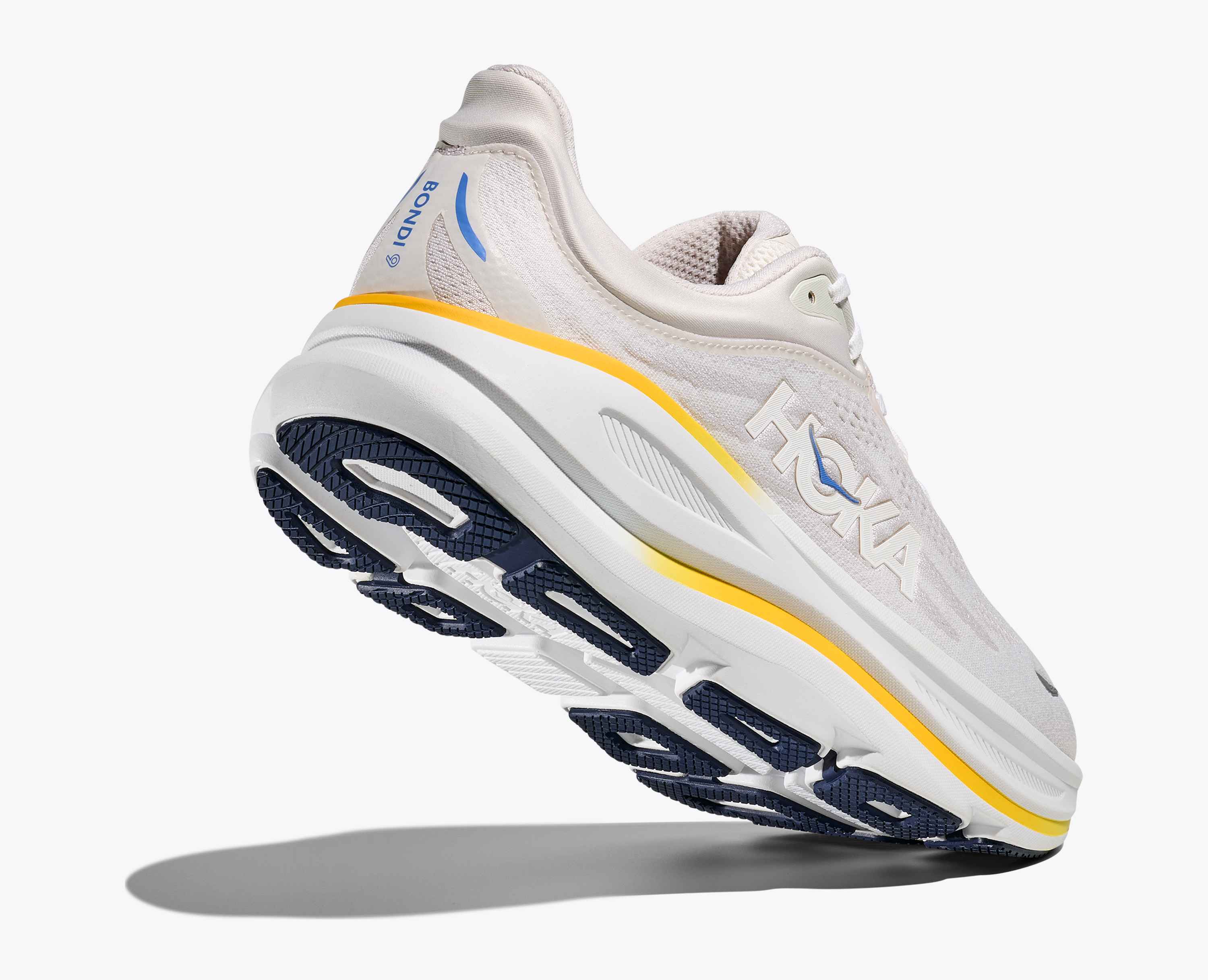 Hoka S Bondi 9 White Grout