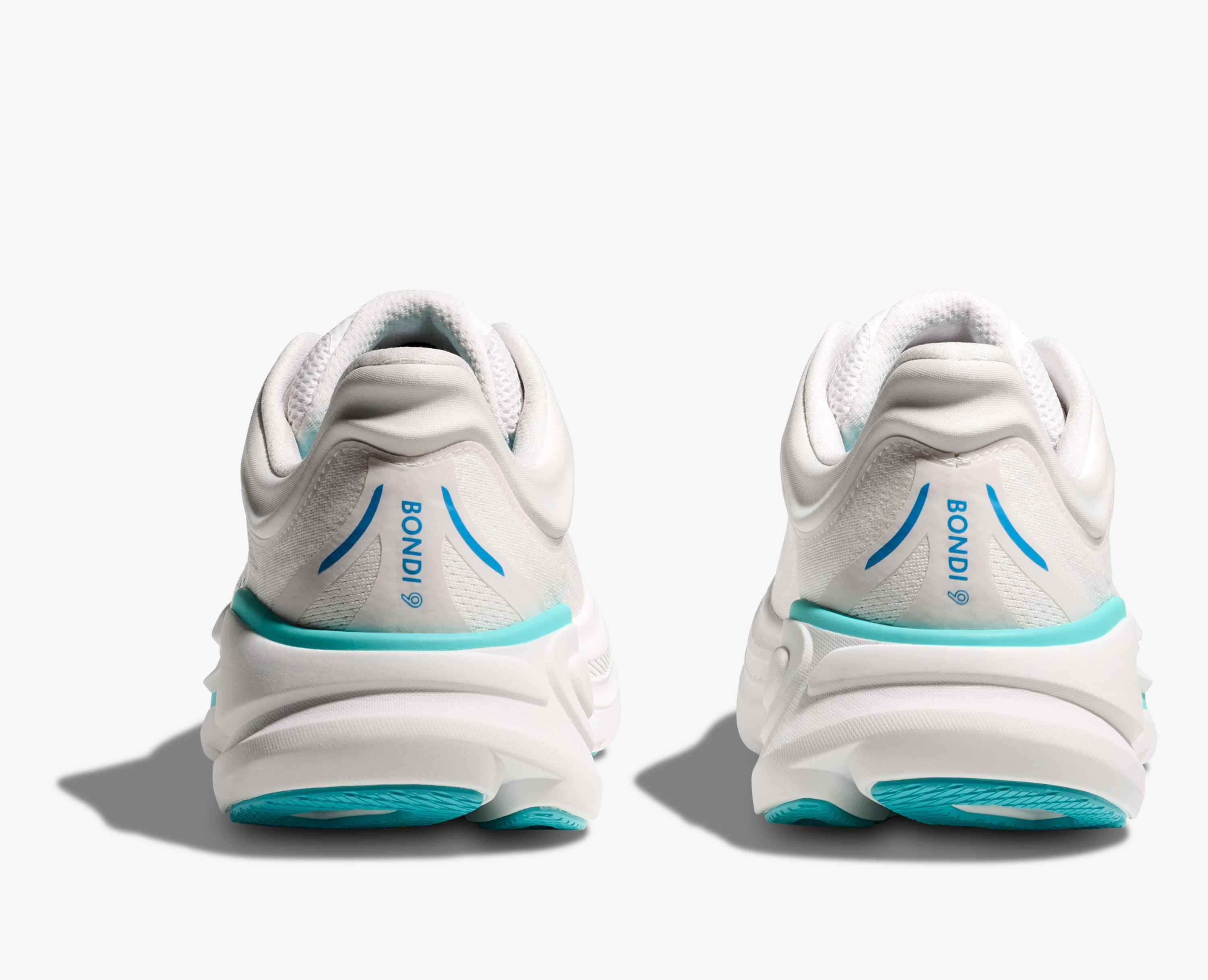 Hoka S Bondi 9 White Hoka Blue