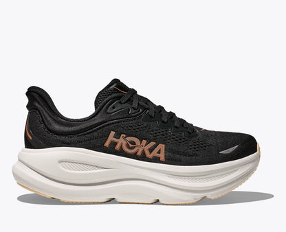 Hoka Women'S Bondi 9 Black Rose Gold