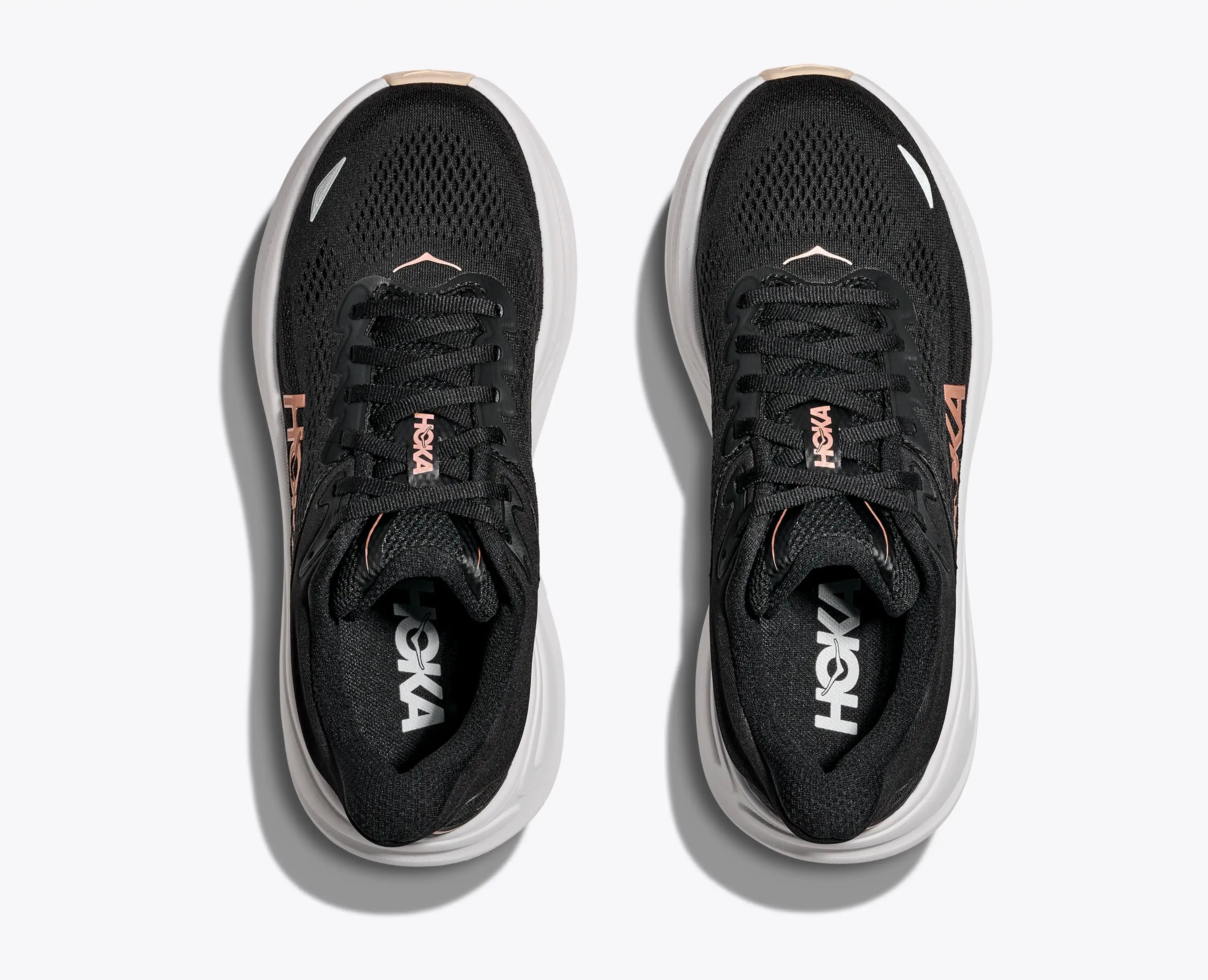 Hoka Women'S Bondi 9 Black Rose Gold