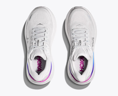 Hoka Women'S Bondi 9 Cosmic Grey White