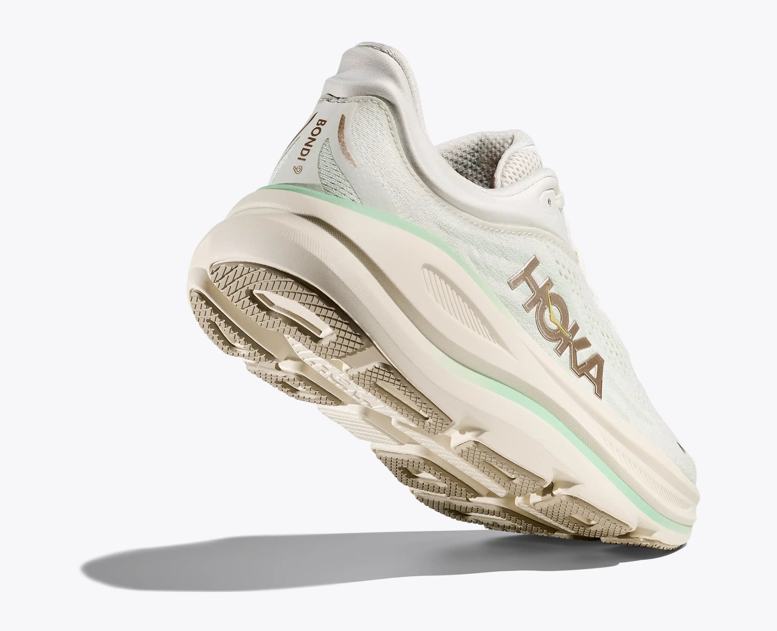 Hoka Women'S Bondi 9 Truffle Salt Sea Glass