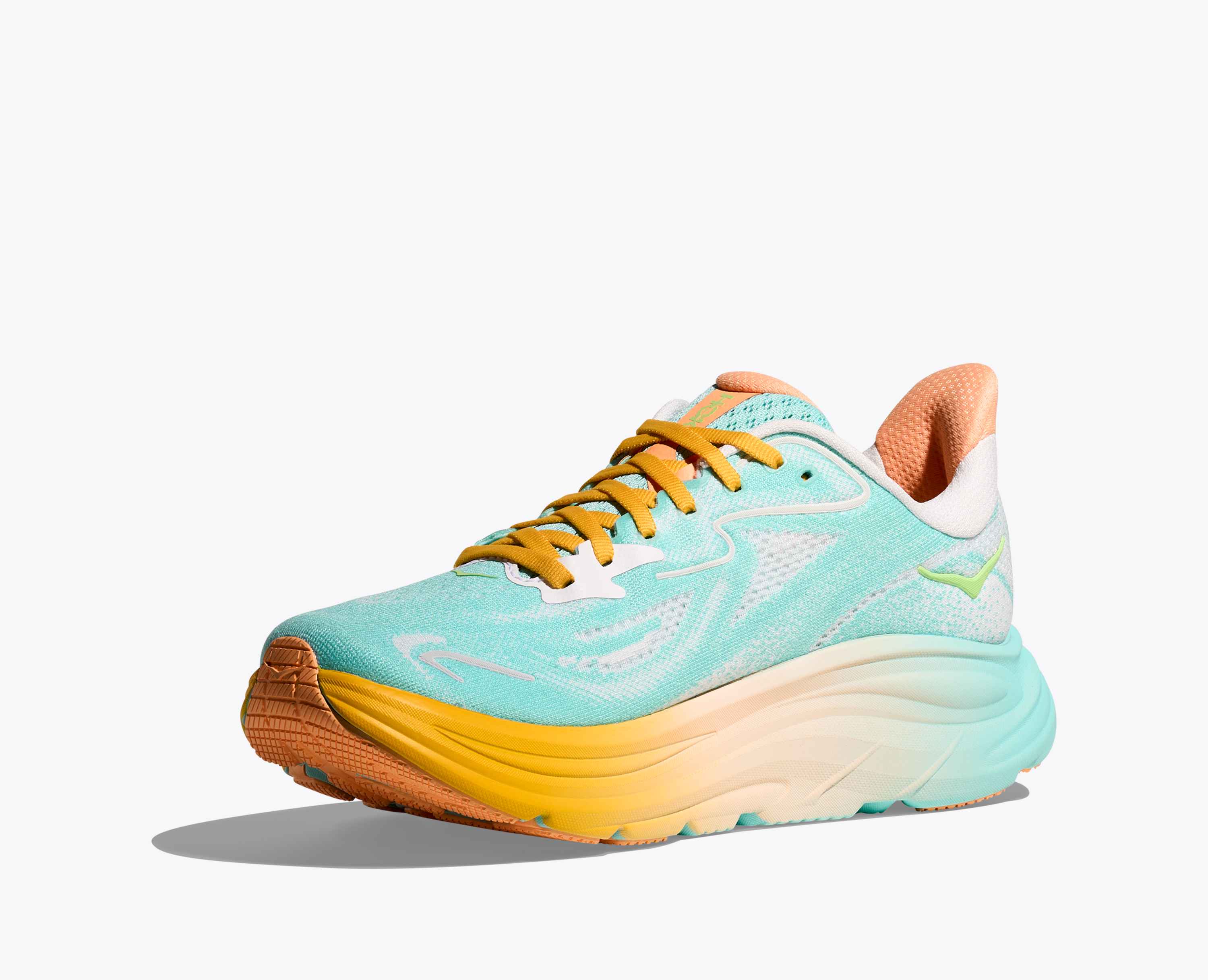 Hoka S Clifton 10 Blue Spark White