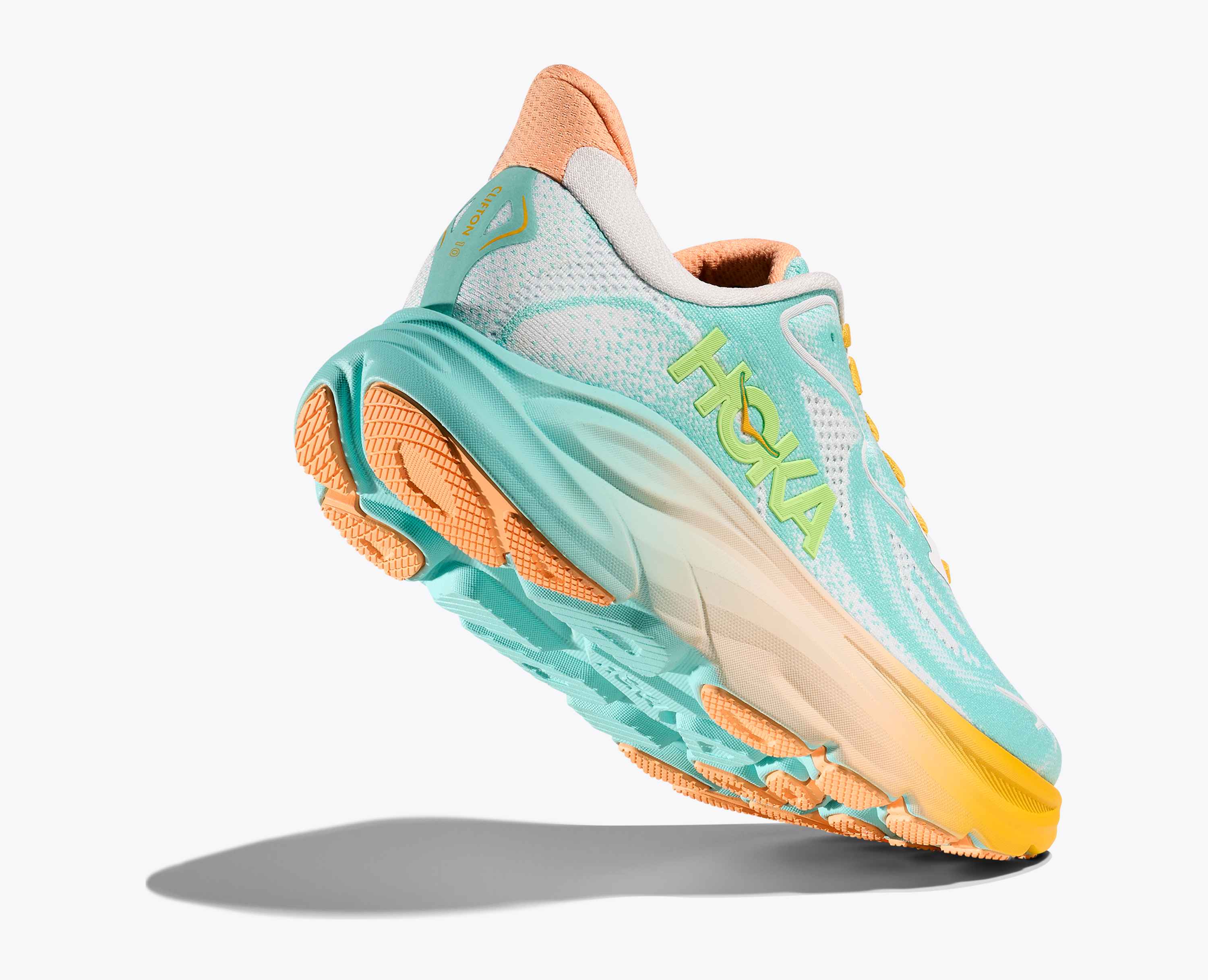 Hoka S Clifton 10 Blue Spark White
