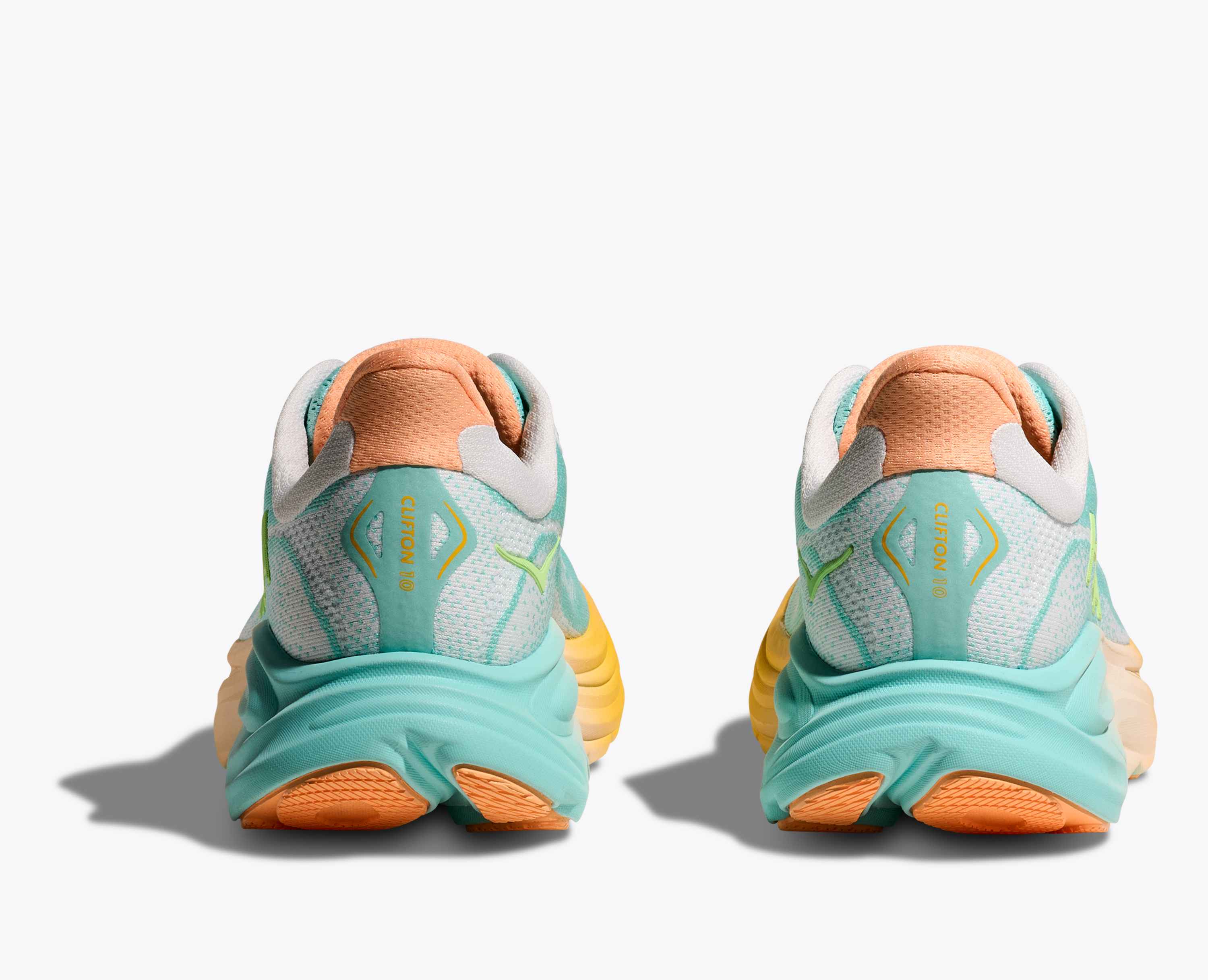 Hoka S Clifton 10 Blue Spark White