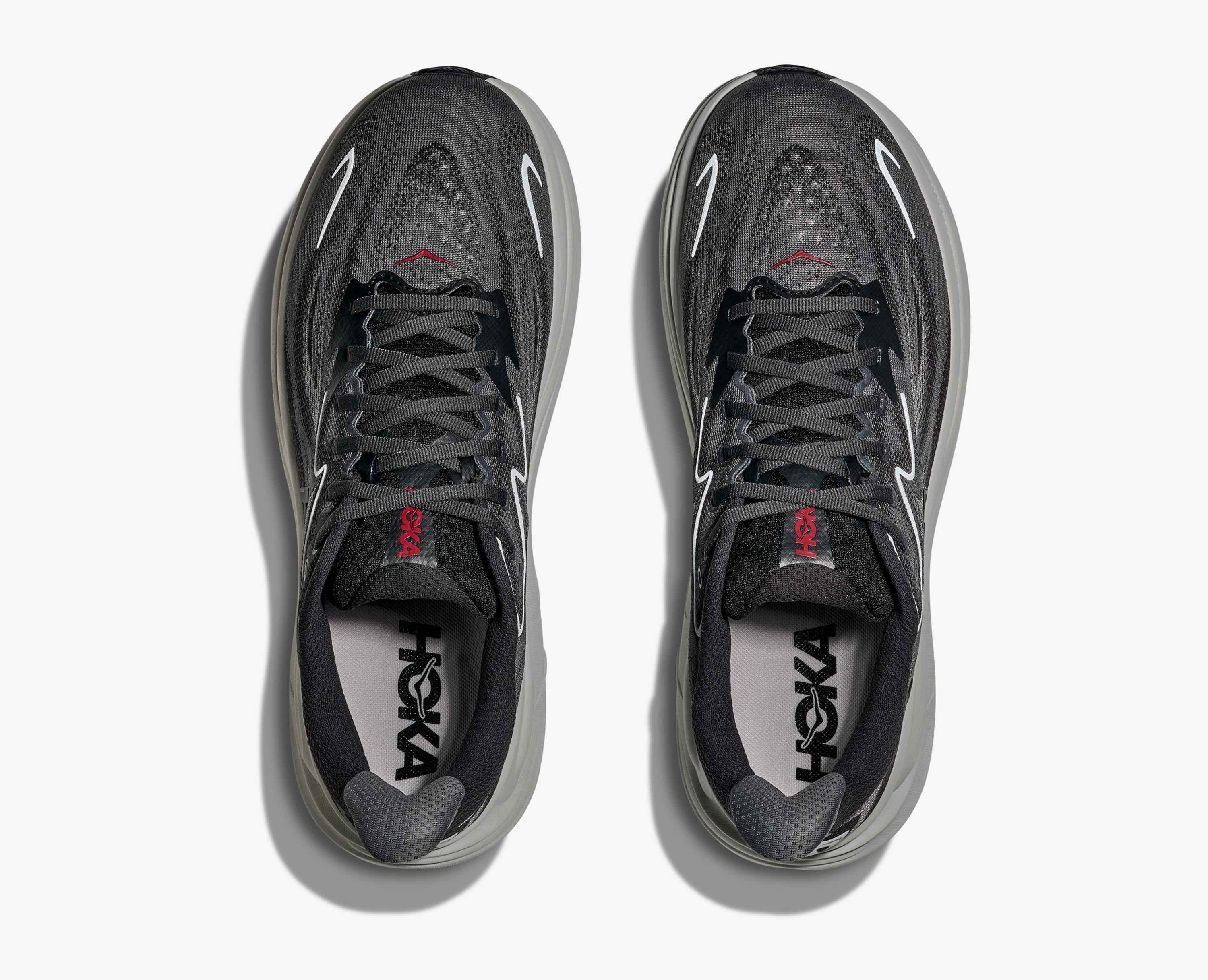 Hoka S Clifton 10 Carbon Black Satellite Grey