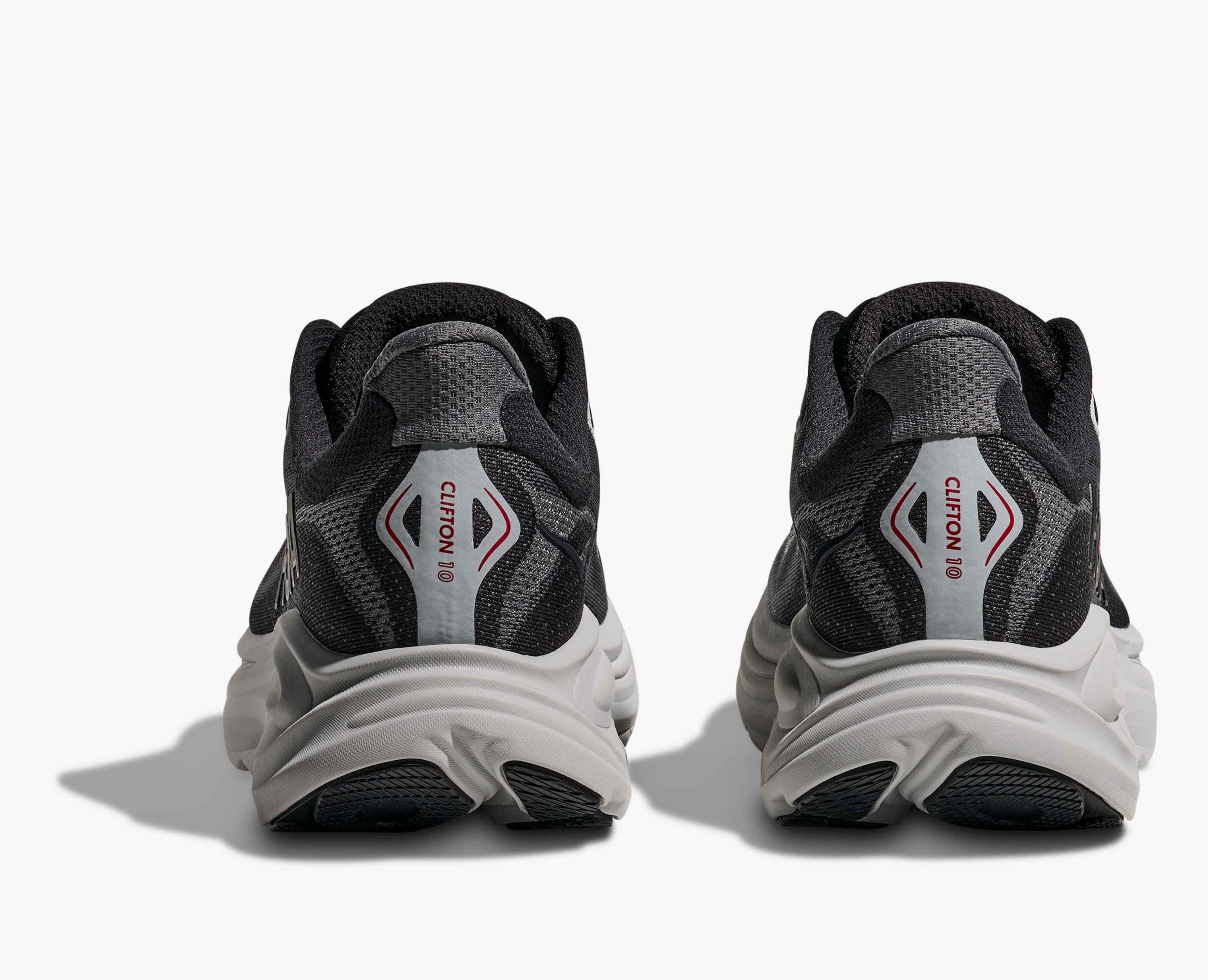 Hoka S Clifton 10 Carbon Black Satellite Grey