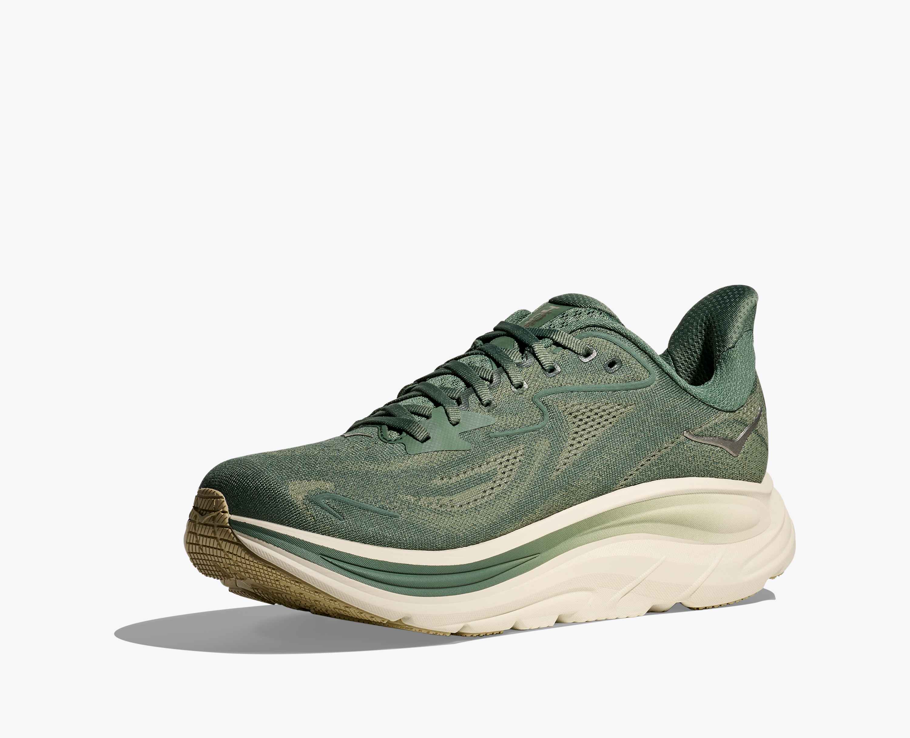 Hoka S Clifton 10 Fern Truffle Salt