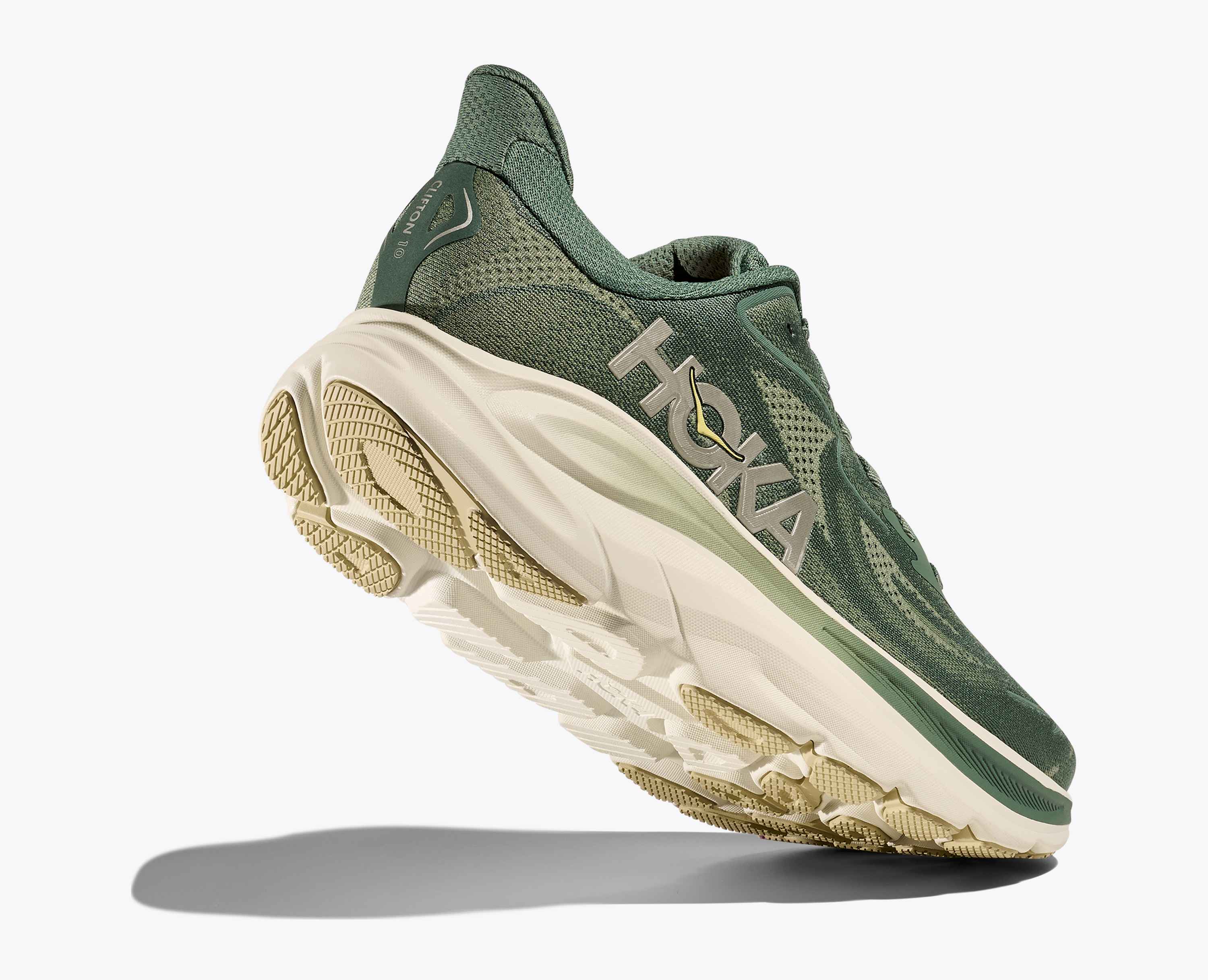 Hoka S Clifton 10 Fern Truffle Salt