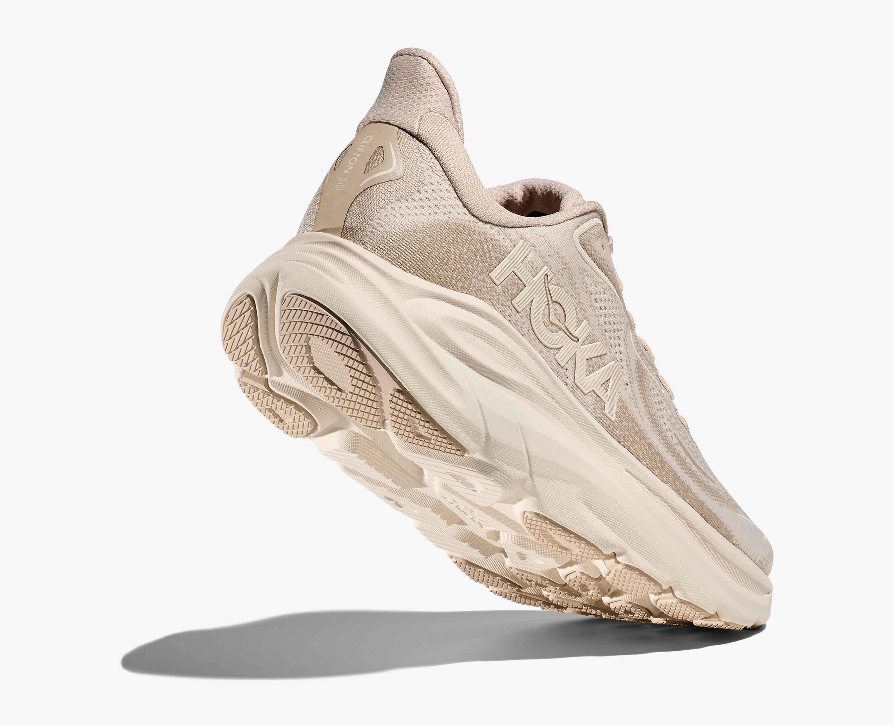 Hoka S Clifton 10 Oatmeal Oat Milk
