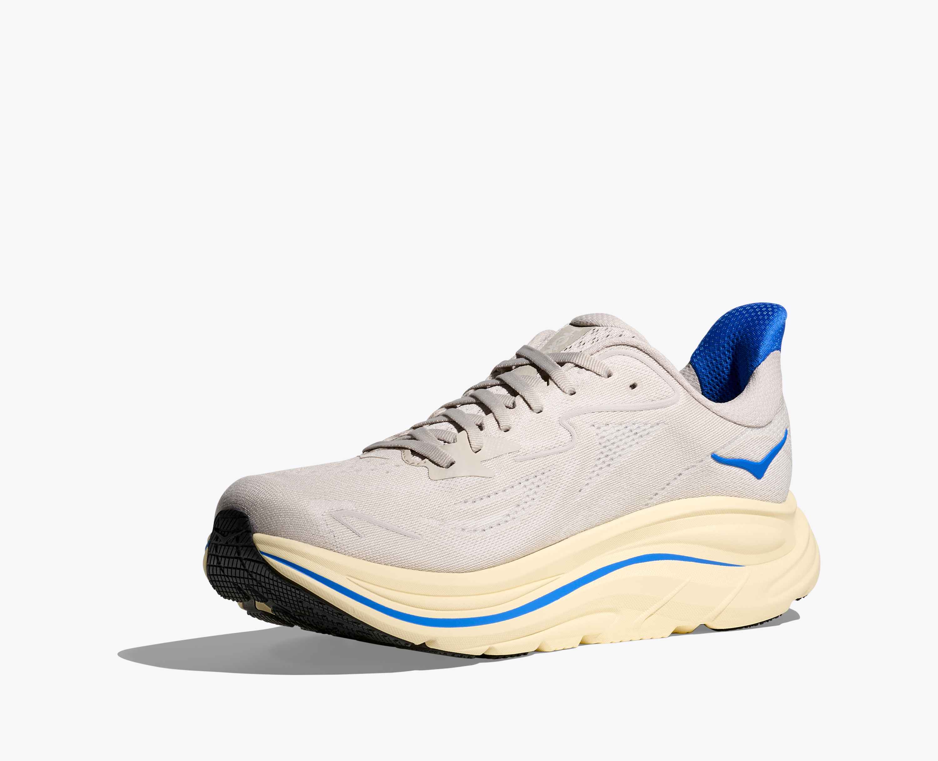 Hoka S Clifton 10 Stucco Virtual Blue