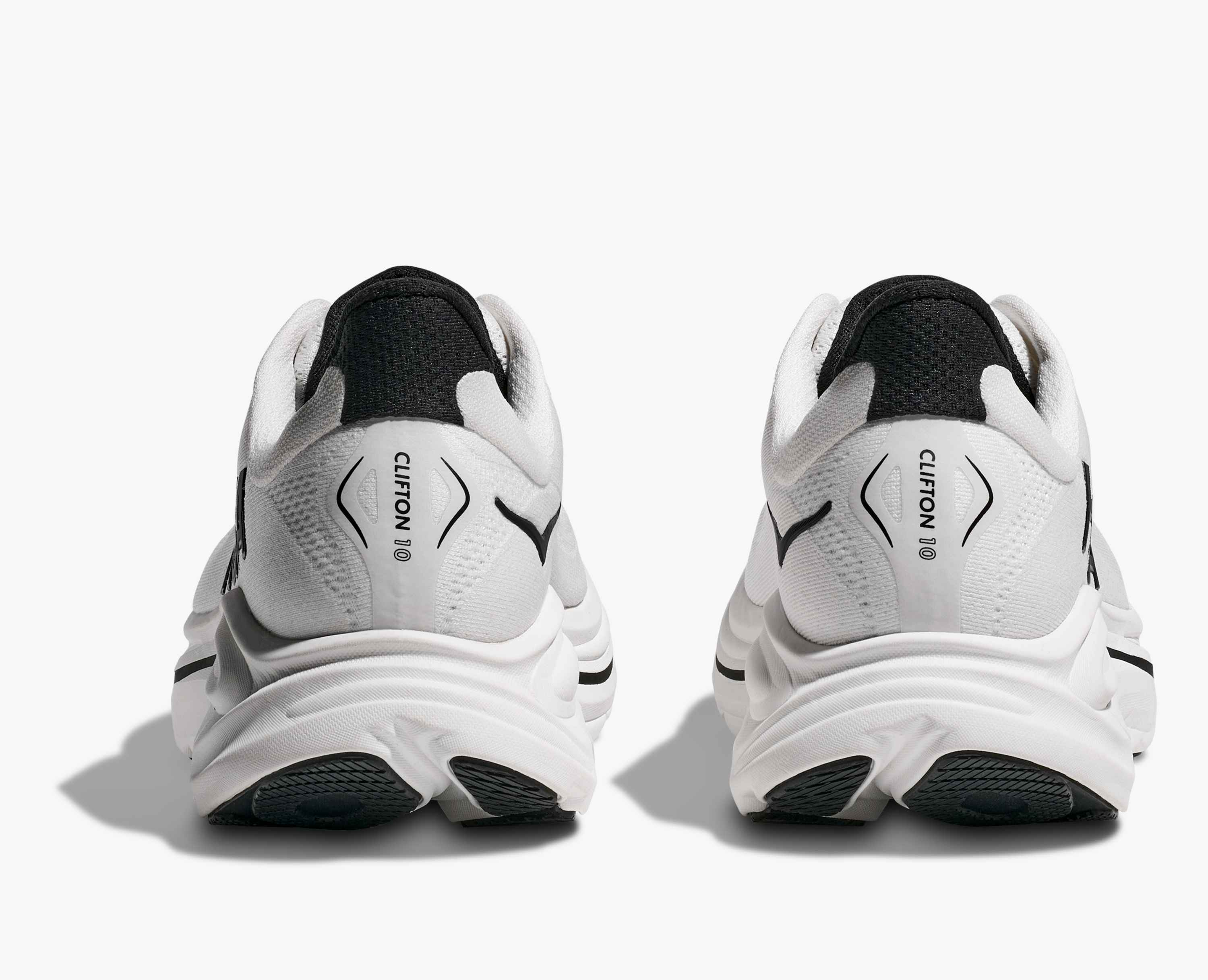 Hoka S Clifton 10 White Black