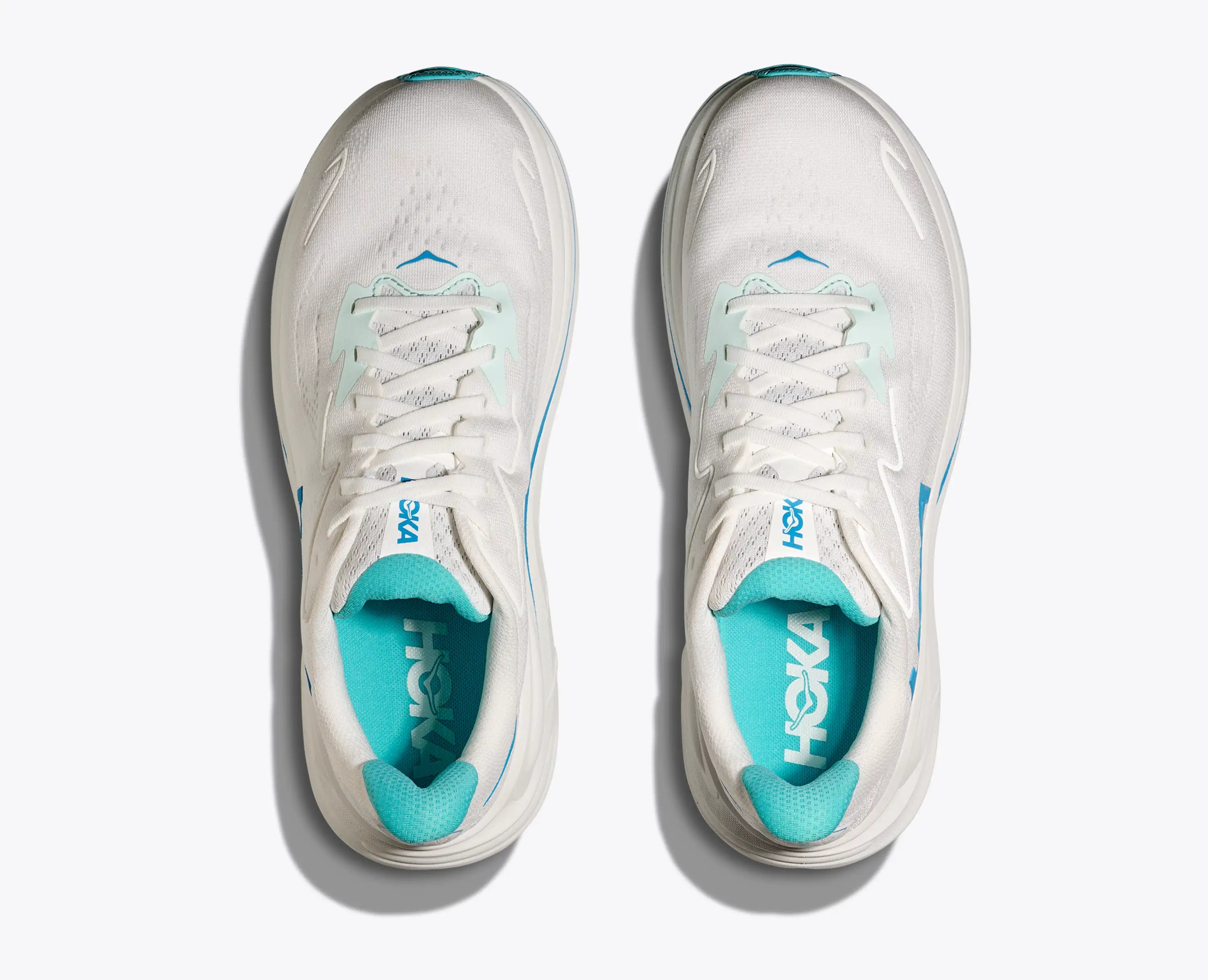Hoka 'S Clifton 10 White Skyward Blue