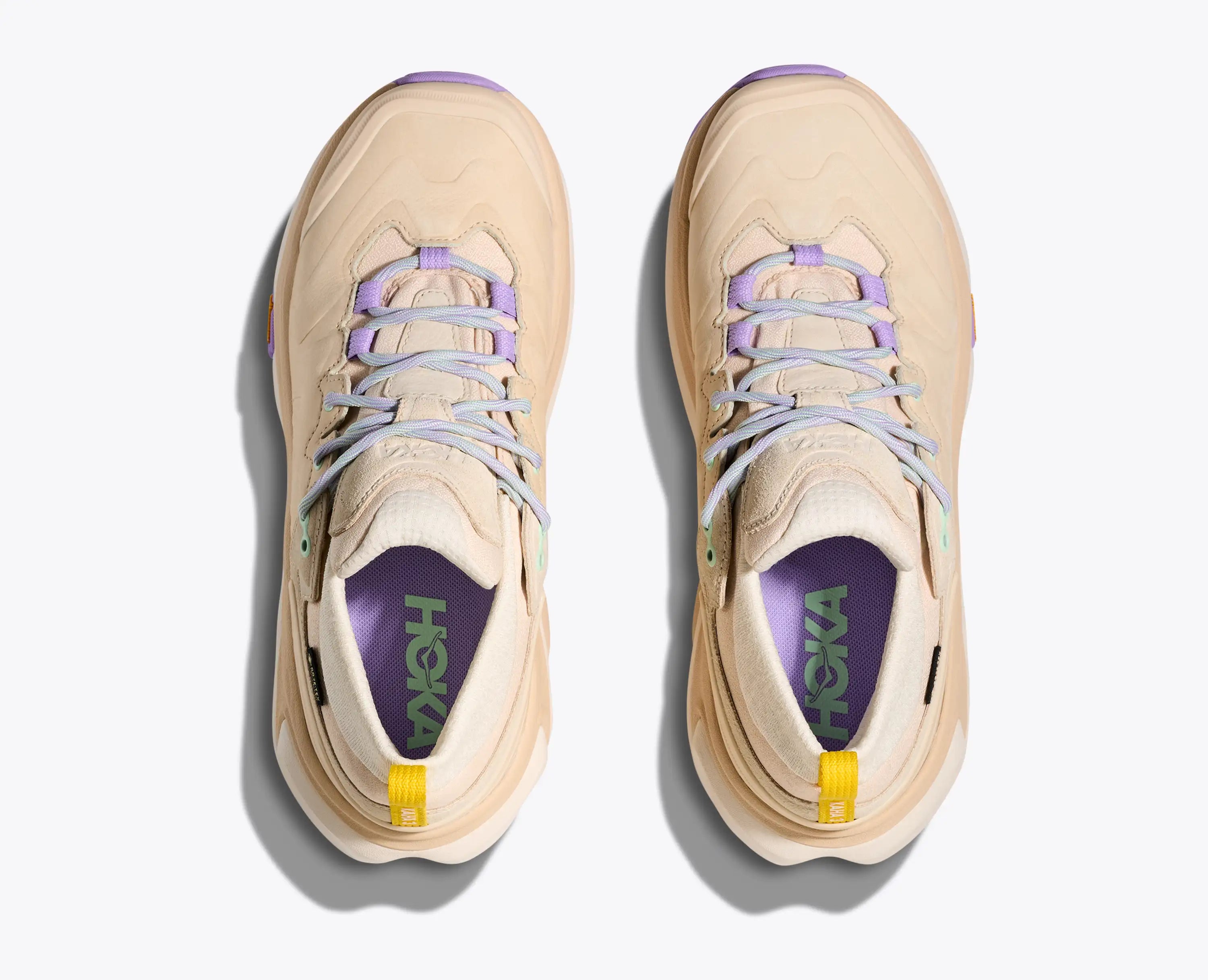 Hoka Women'S Kaha 3 Low Gtx Vanilla Mint Fluorite
