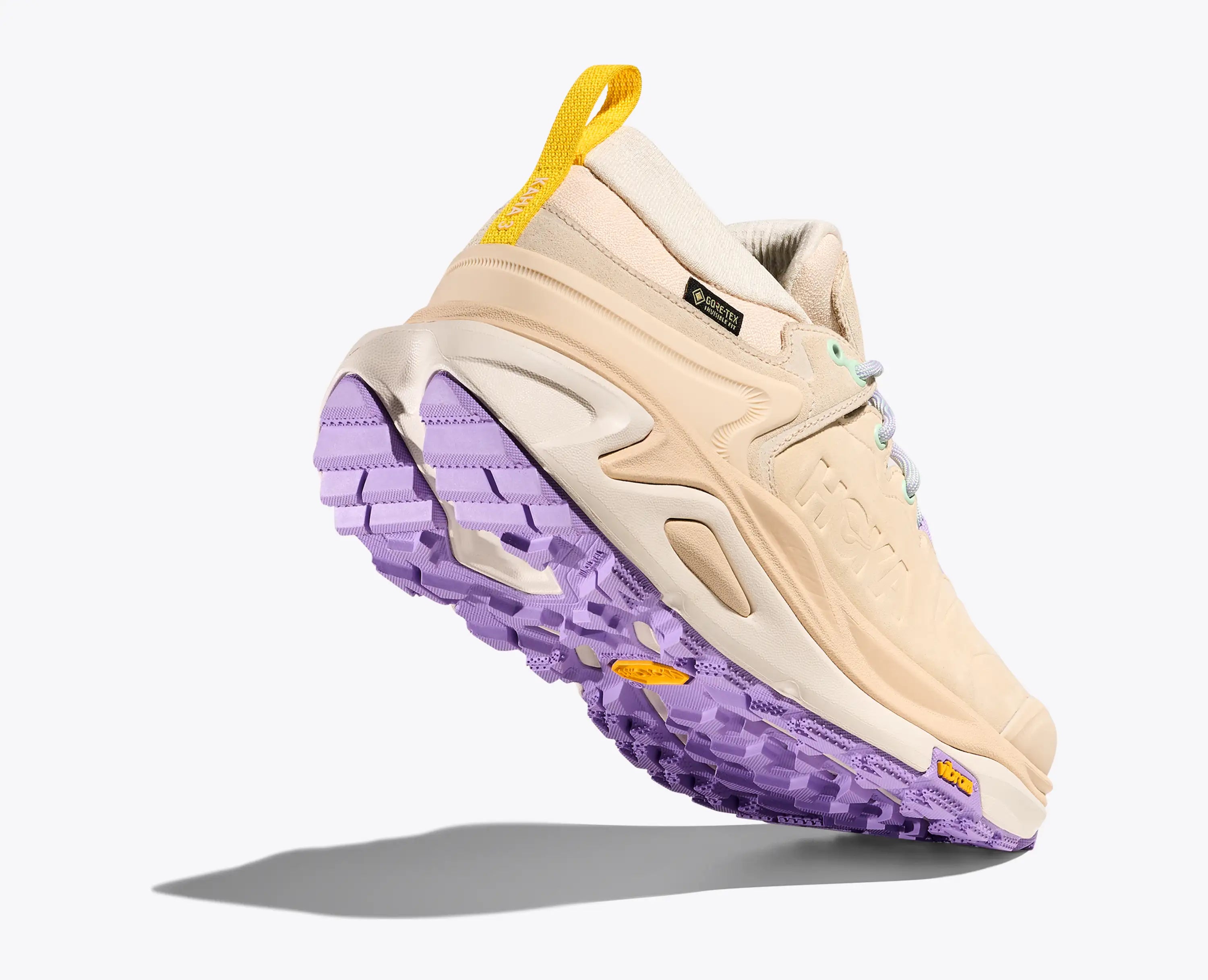 Hoka Women'S Kaha 3 Low Gtx Vanilla Mint Fluorite