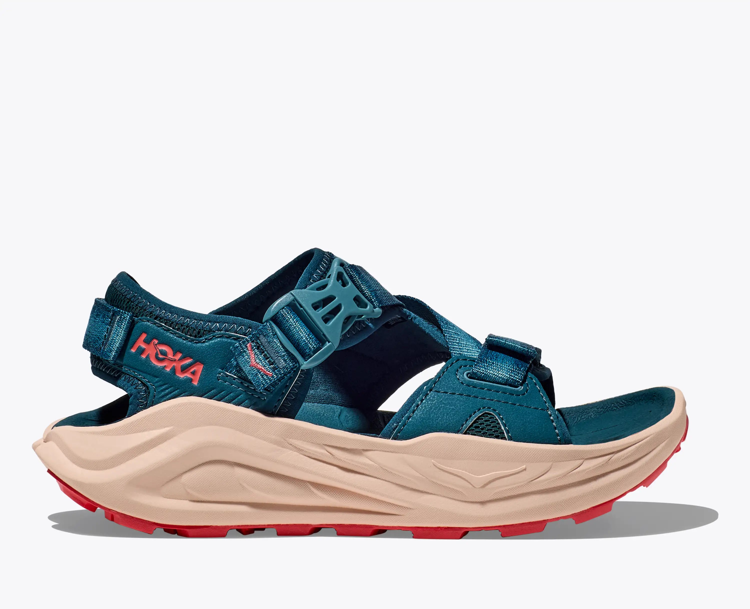 Hoka Women'S Infini Hike Tc Blue Twilight Grapefruit