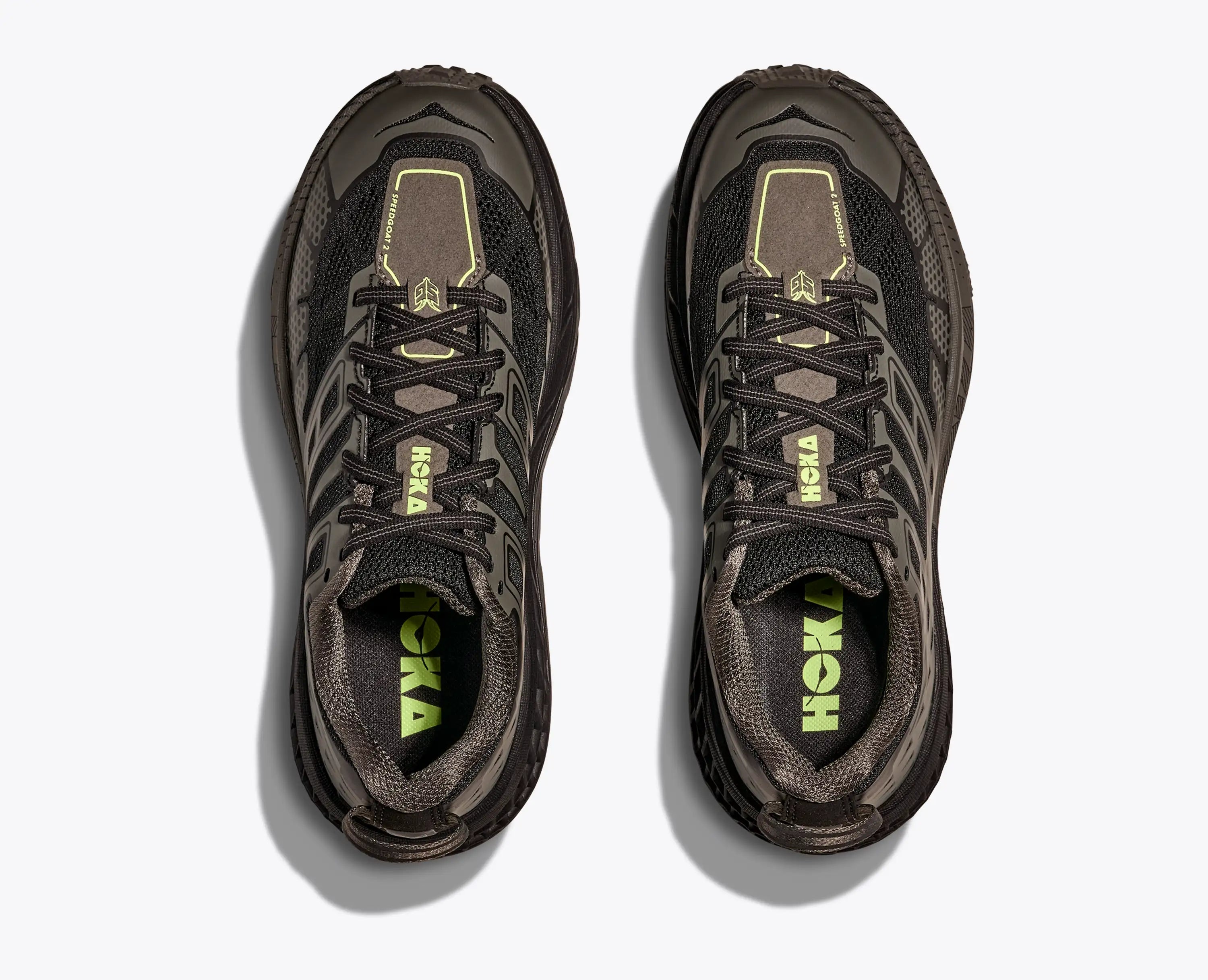 Hoka Speedgoat 2 Black Asphalt Grey
