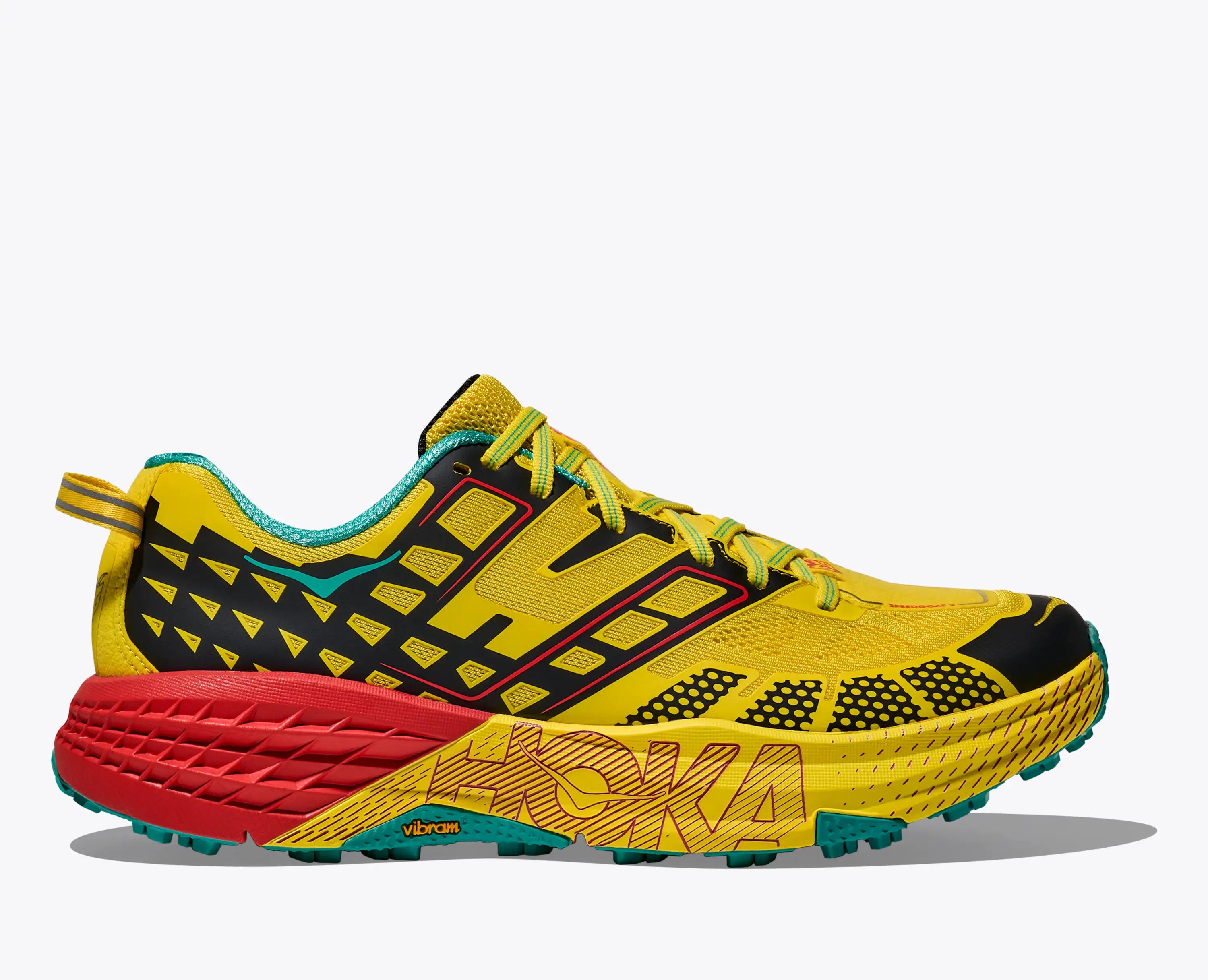 Hoka Speedgoat 2 Sour Lemon Black