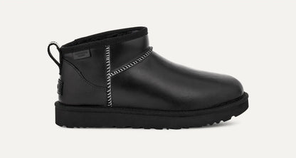 Ugg Classic Ultra Mini Leather Regen Black