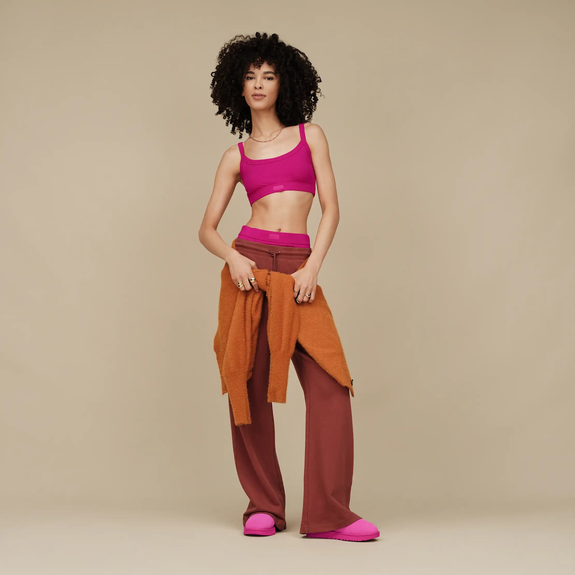 Ugg Tesia Bralette Rib Chroma Pink